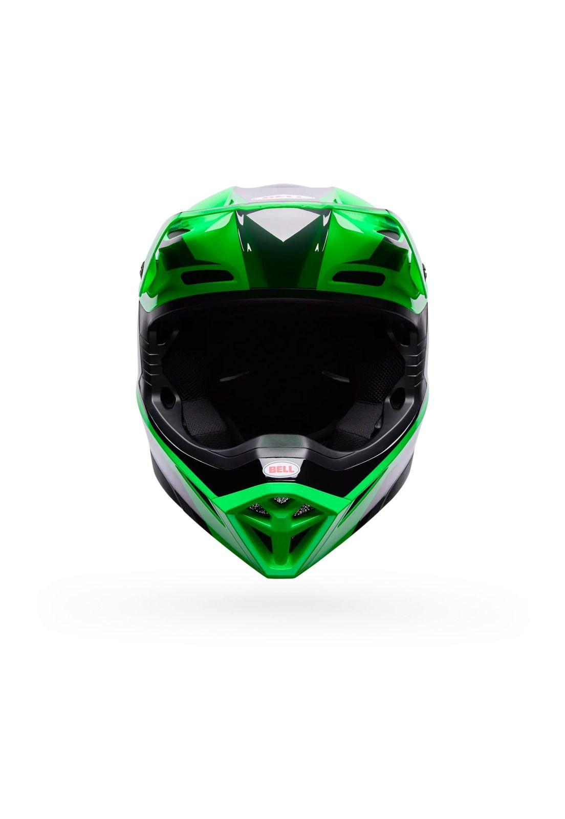 Casco Moto MX-10 Mips Dyno Verde/Negro Bell-2