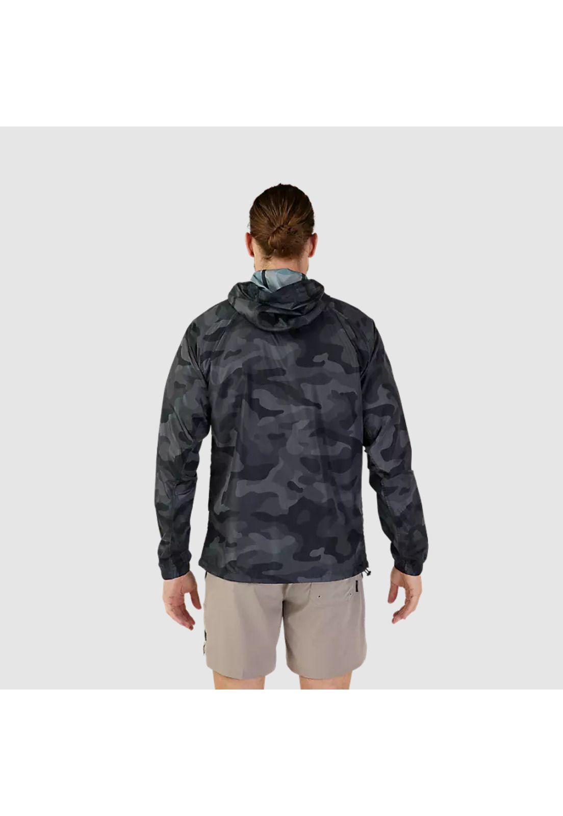Chaqueta Lifestyle Cortavientos Fox Head Camo Negro Fox-2