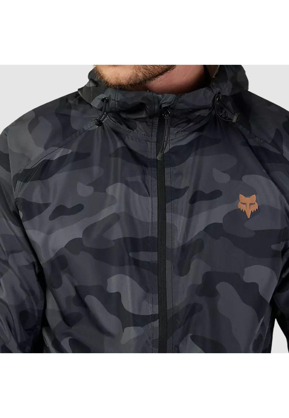 Chaqueta Lifestyle Cortavientos Fox Head Camo Negro Fox-4