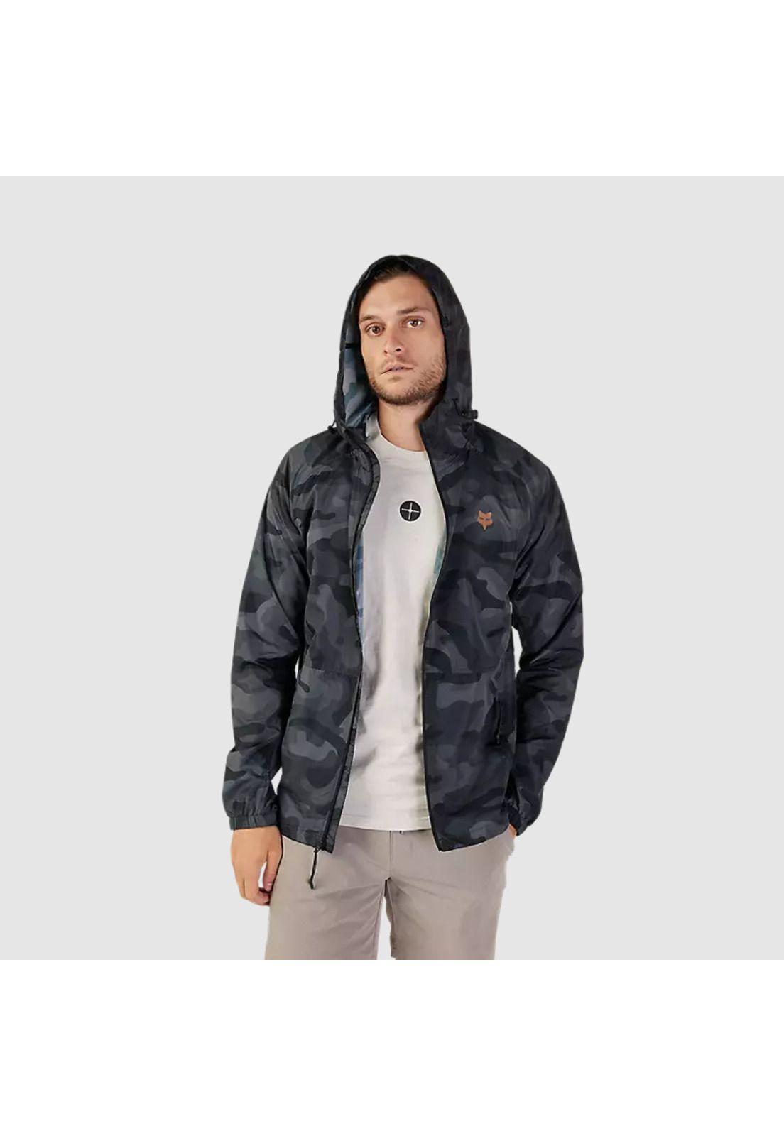 Chaqueta Lifestyle Cortavientos Fox Head Camo Negro Fox-7