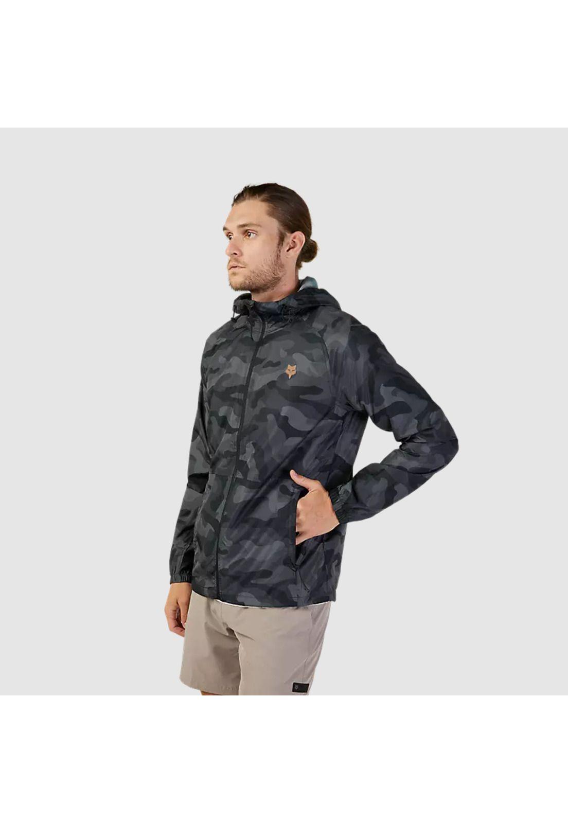 Chaqueta Lifestyle Cortavientos Fox Head Camo Negro Fox-8