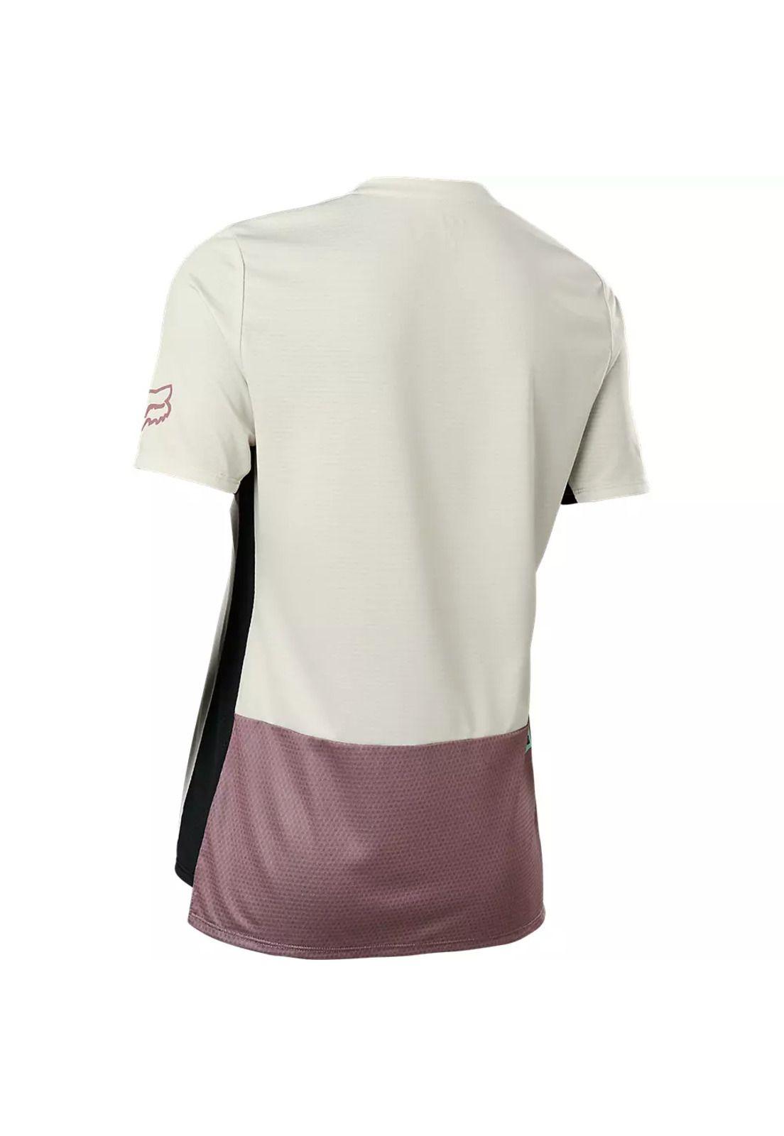 Polera Bicicleta Mujer Defend Blanco Fox-1