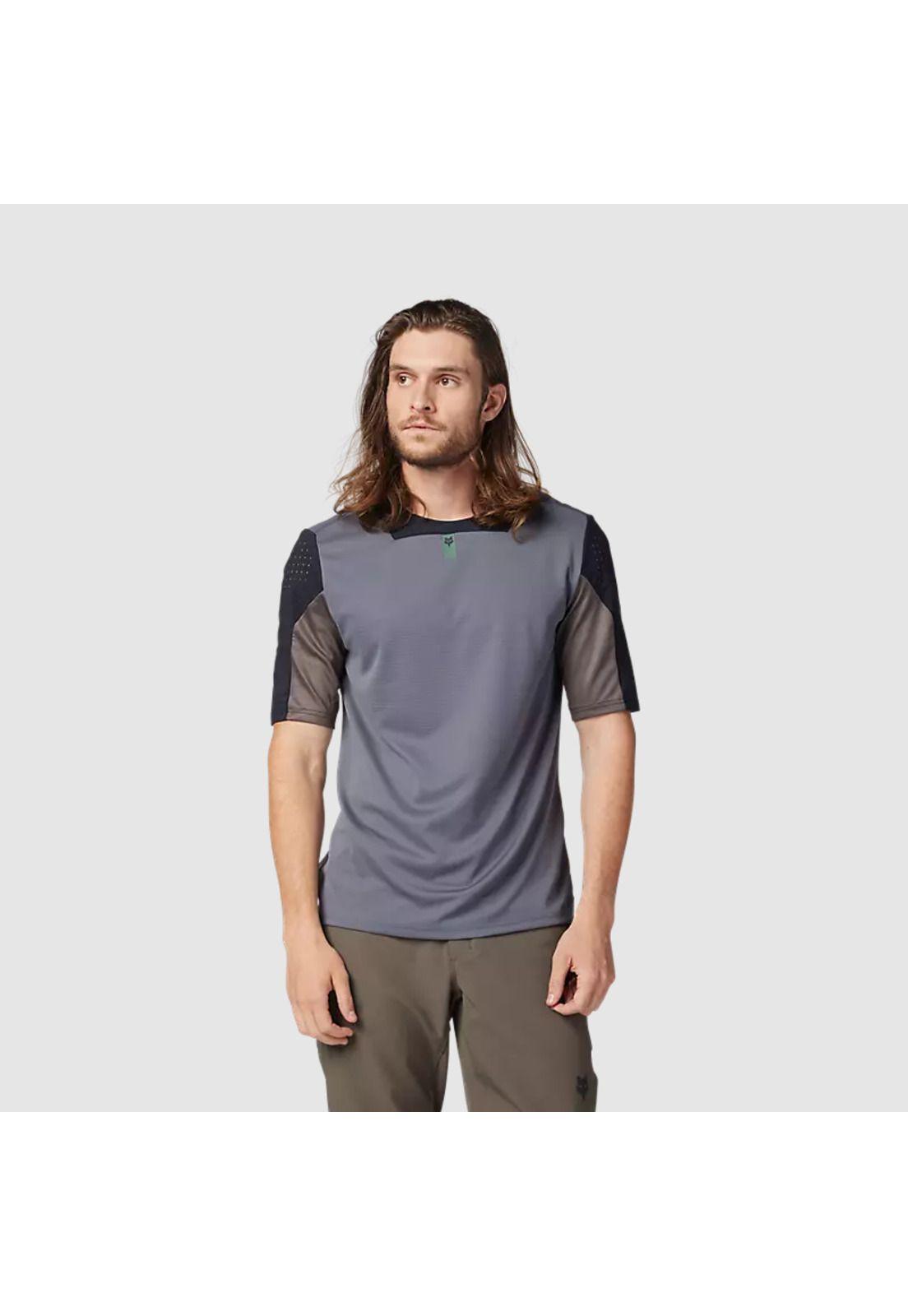 Polera Bicicleta Defend Gris Fox-2