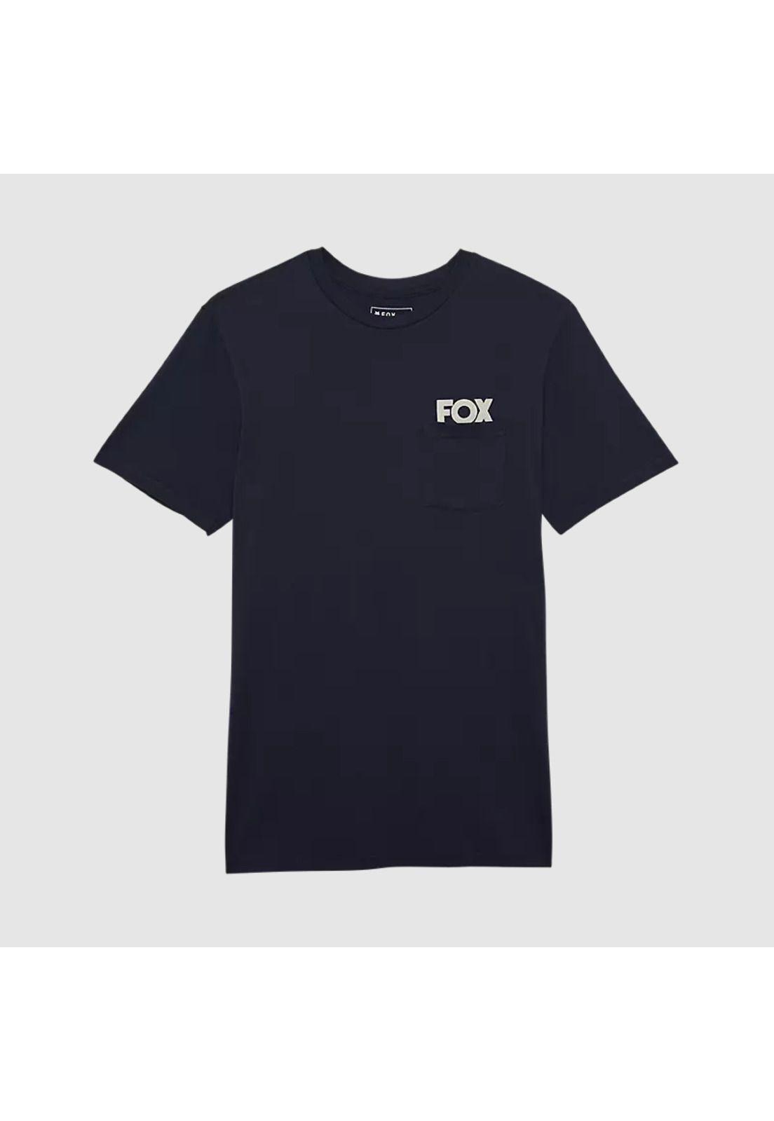 Polera Lifestyle Big F Premium Azul Marino Fox-0