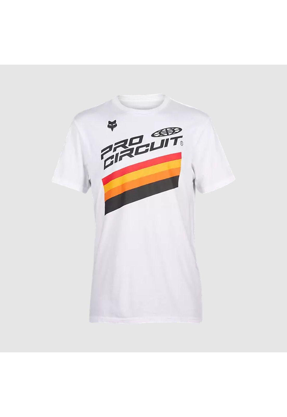 Polera Lifestyle Pro Circuit Blanco Fox-1