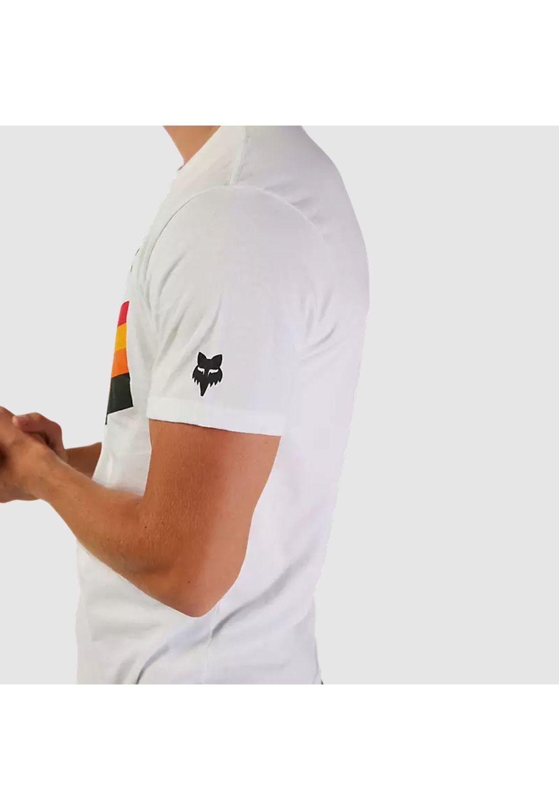 Polera Lifestyle Pro Circuit Blanco Fox-4