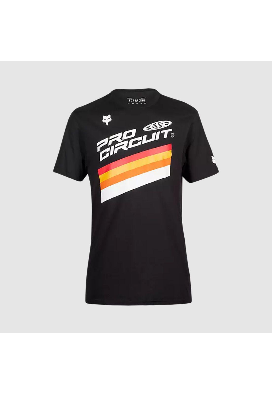 Polera Lifestyle Pro Circuit Negro Fox-1