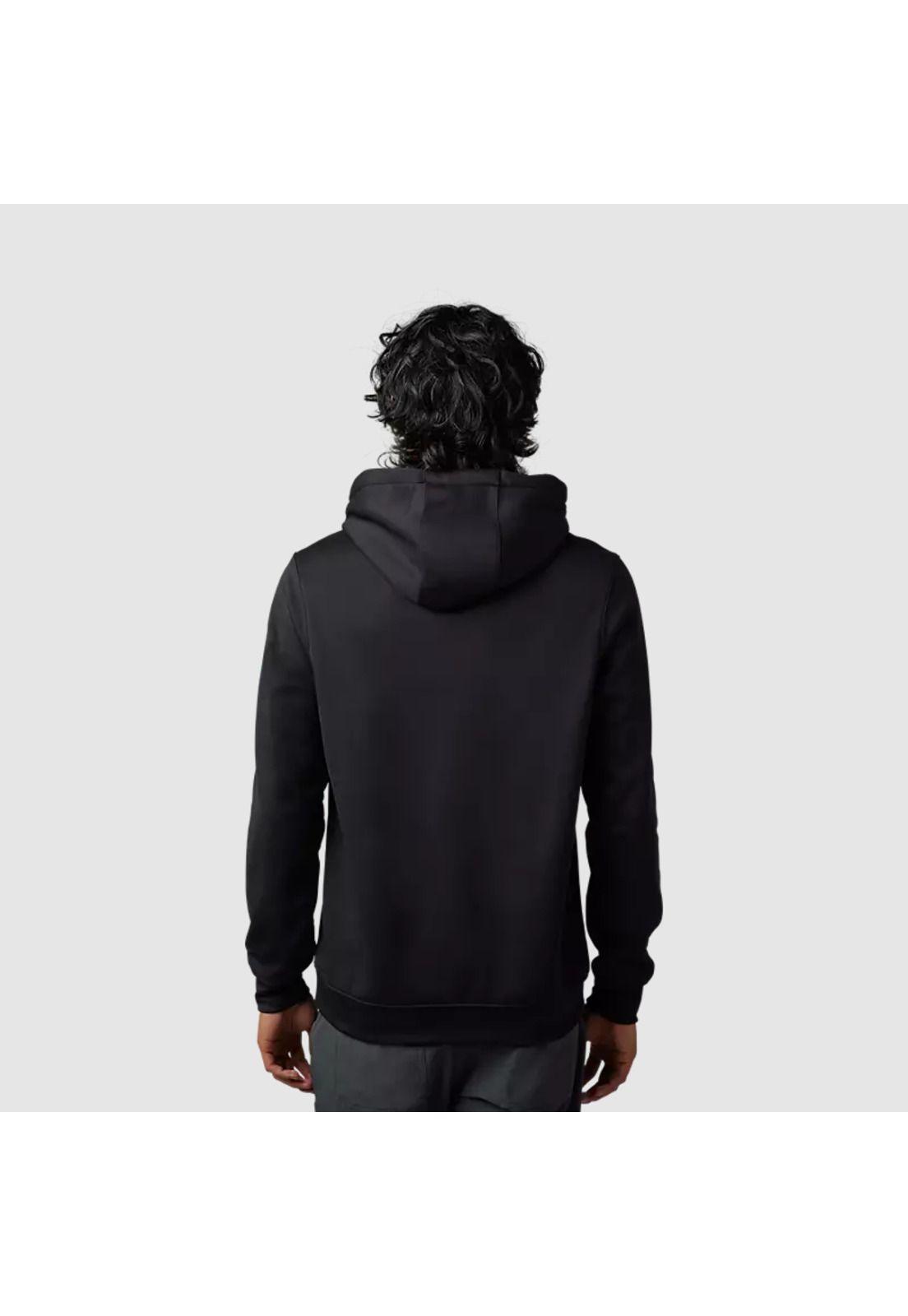 Poleron Lifestyle Non Stop con Capucha Negro Fox -2