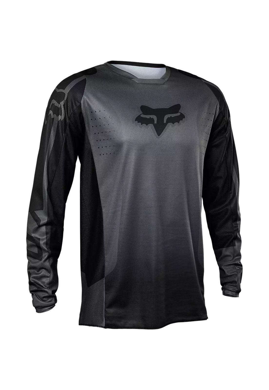 Polera Moto 180 Leed Gris/Negro Fox-0