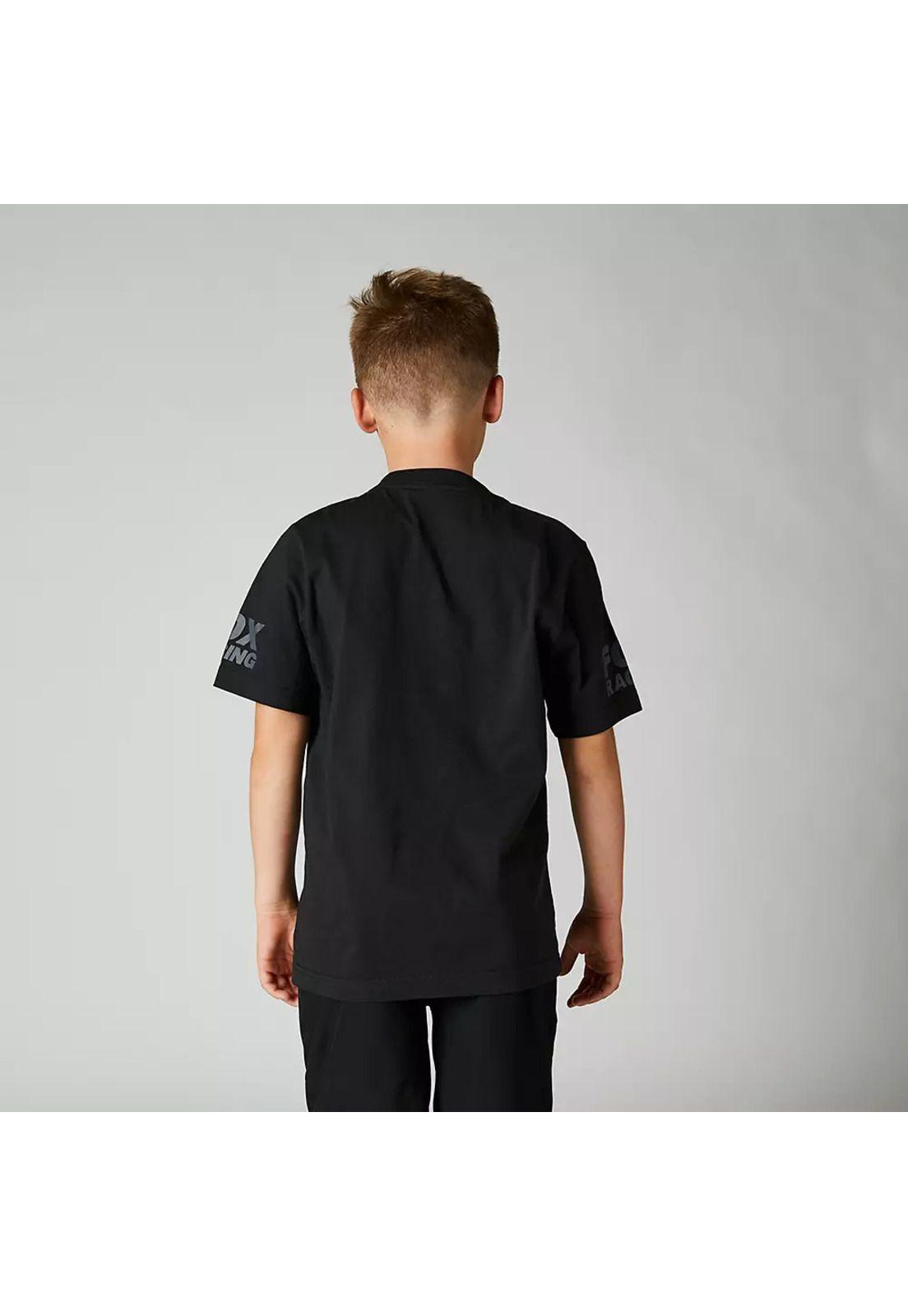Polera Lifestyle Niño Karrera Negro Fox-1