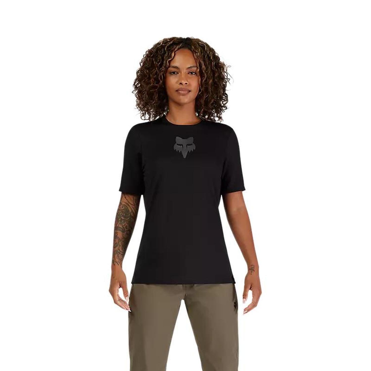 Polera Bicicleta Mujer Ranger Head Negro Fox-2
