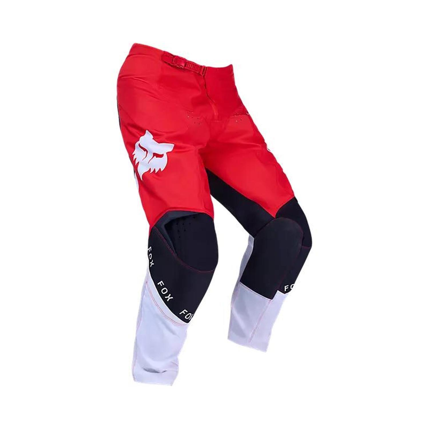Pantalon Moto 180 Honda Rojo Fox-0