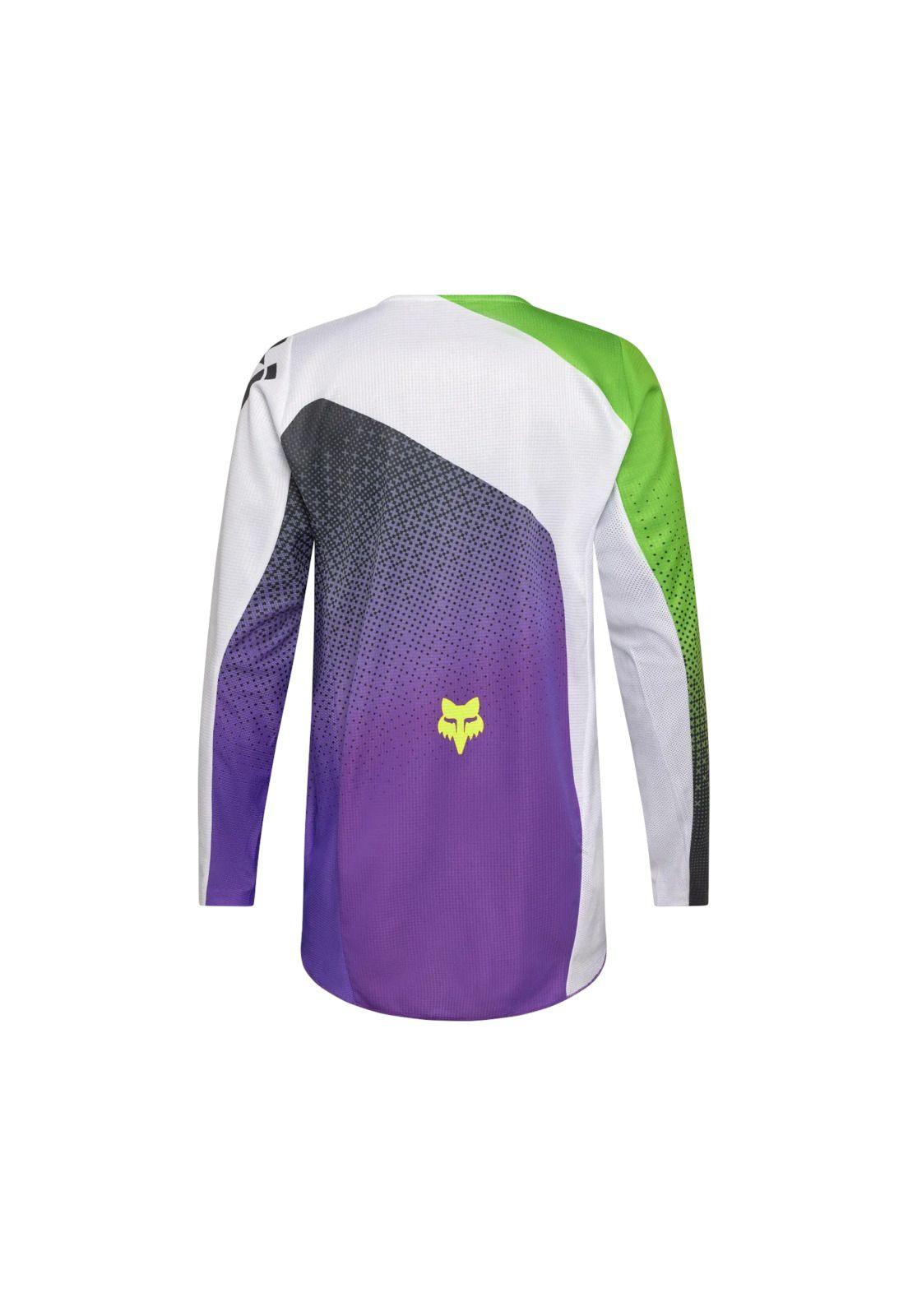 Polera Moto Kawasaki 180 Morado Fox-1