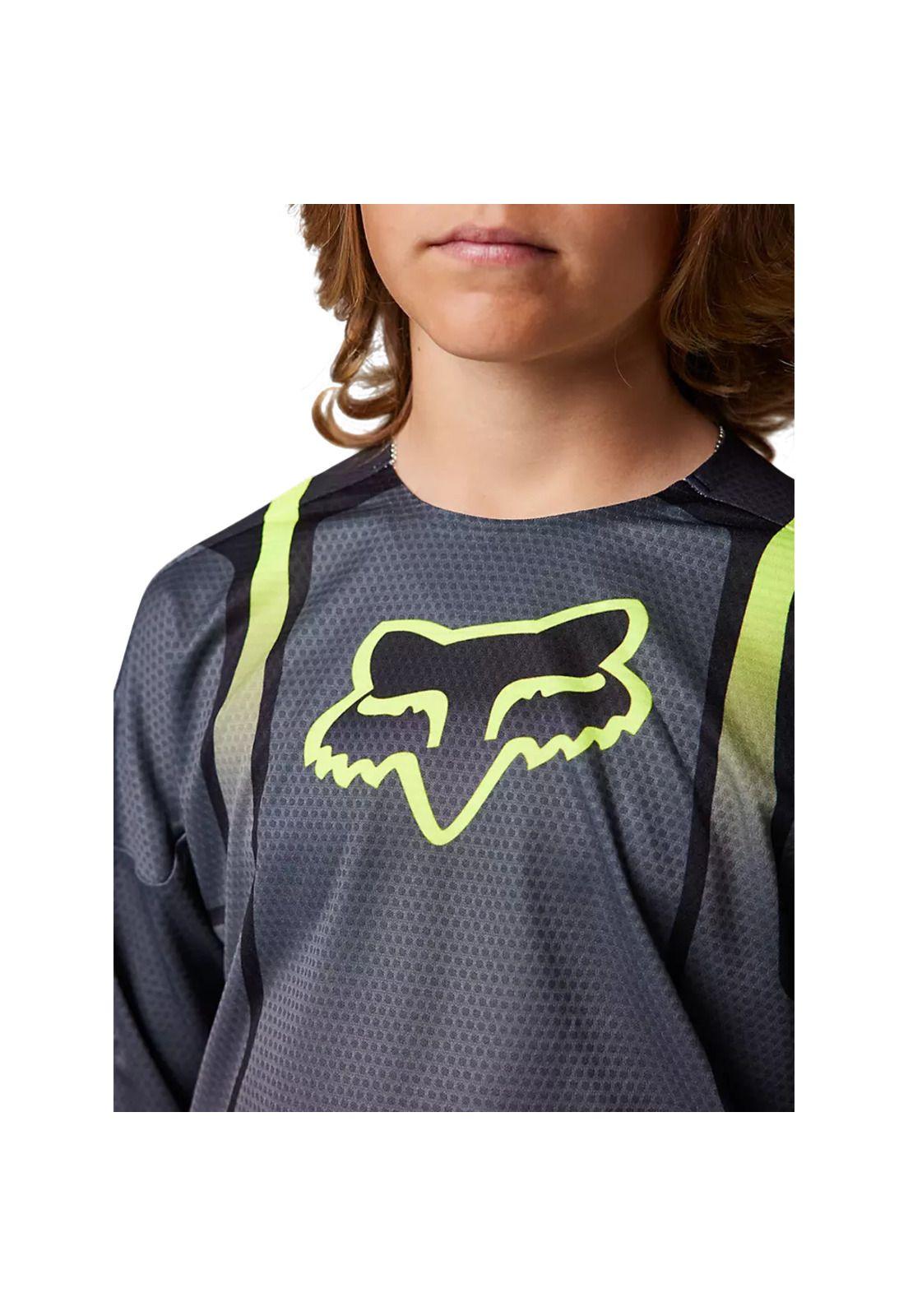 Polera Moto Niño 360 Vizen Negro Fox-3