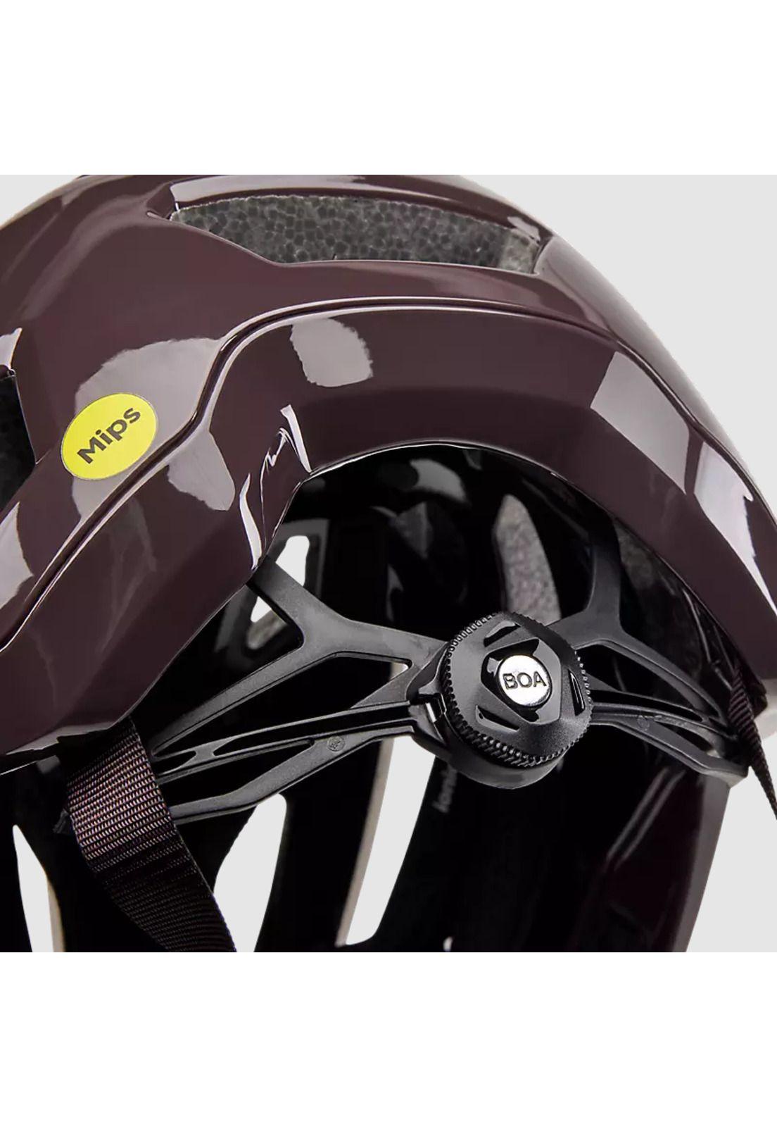 Casco Bicicleta Crossframe Pro Morado Fox -5