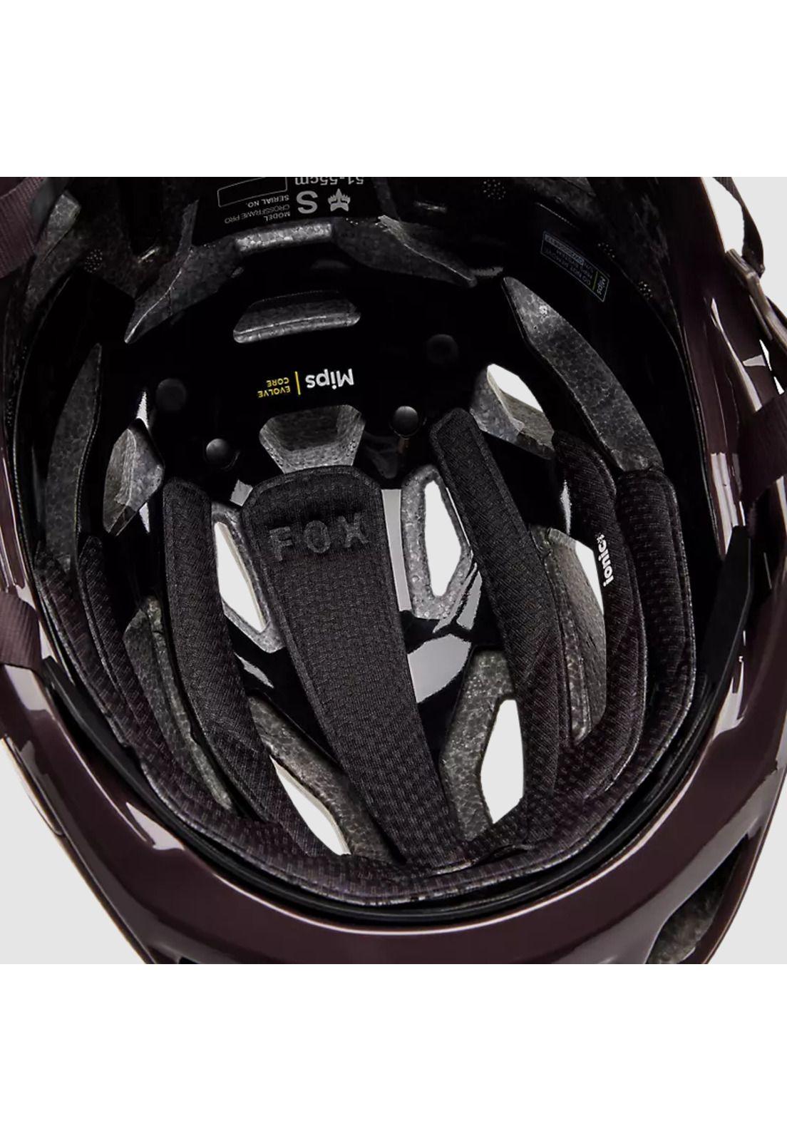 Casco Bicicleta Crossframe Pro Morado Fox -9