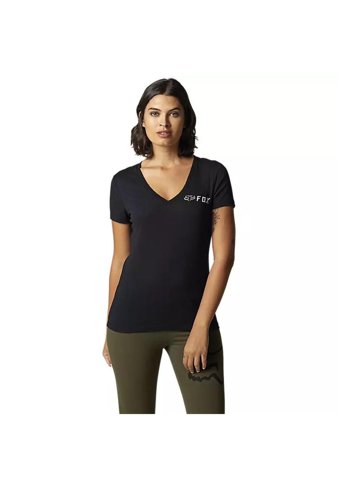 Polera Lifestyle Mujer Apex Negro Fox-0