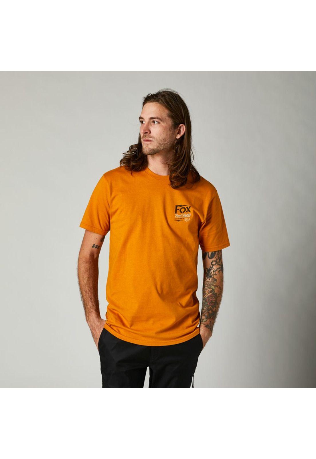 Polera Lifestyle Premium Pushing  Dirt Amarillo Fox-0