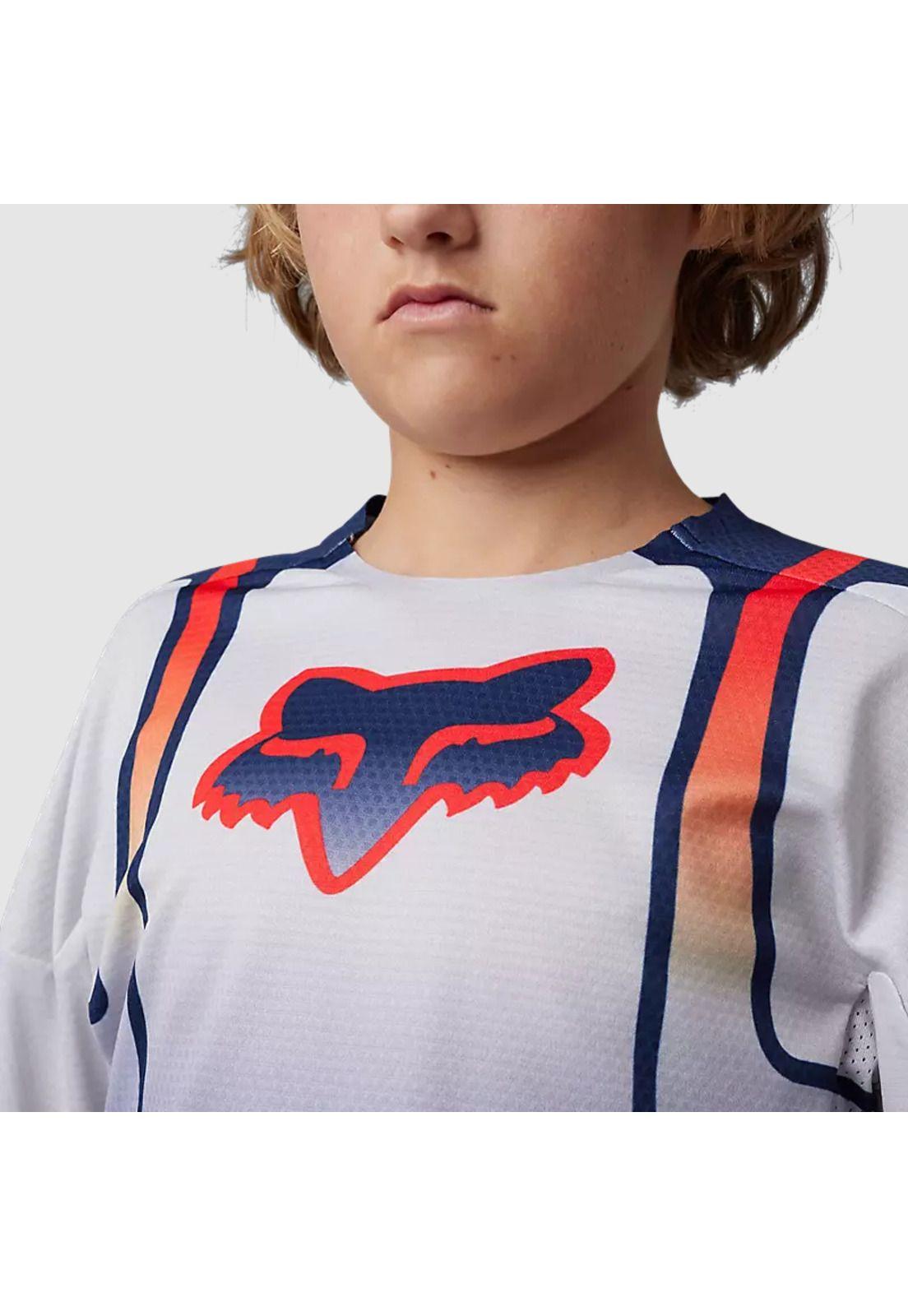 Polera Moto Niño 360 Vizen Azul Fox-4