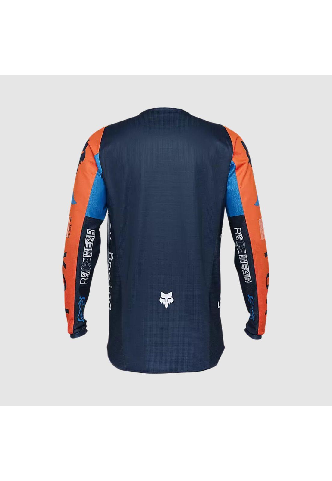 Polera Moto 180 Race Spec Azul Marino Fox-1
