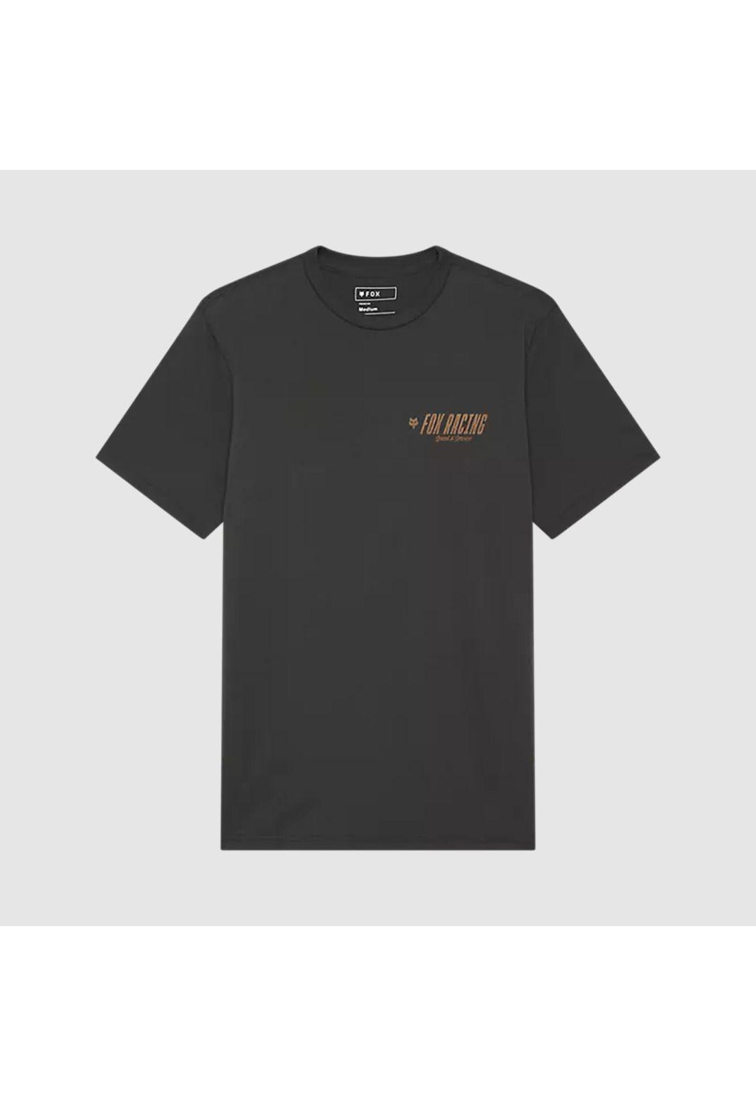 Polera Lifestyle Billboard Premium Gris Oscuro Fox-0