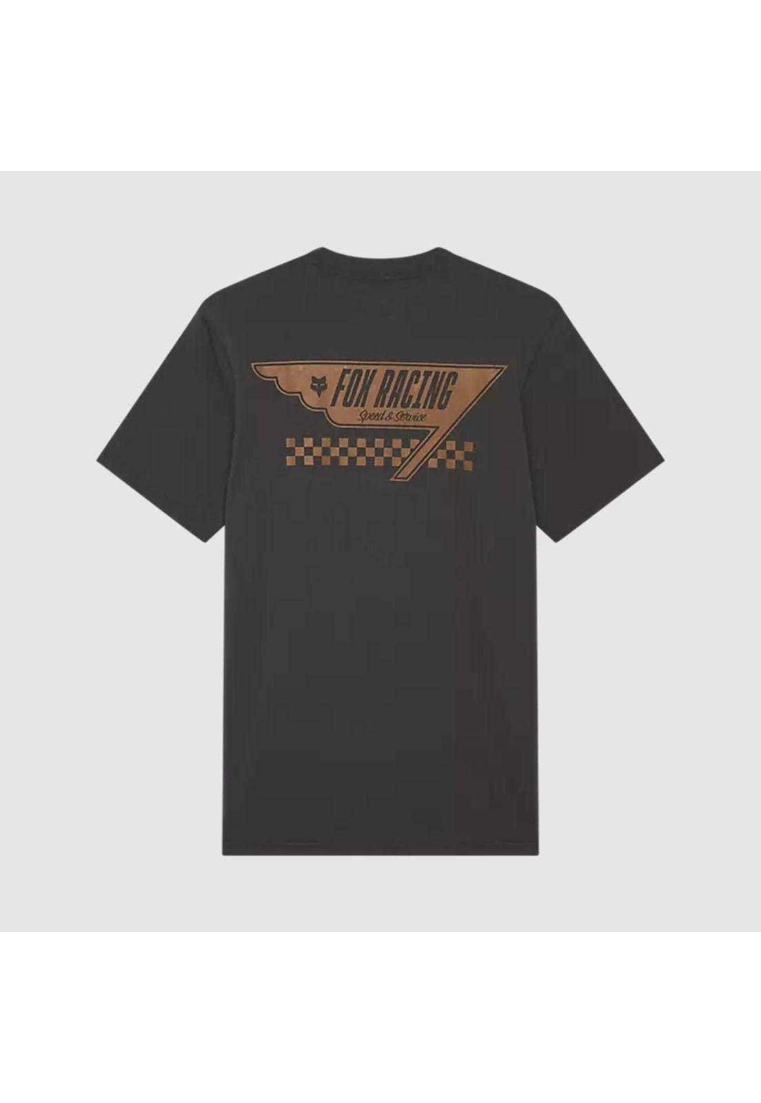 Polera Lifestyle Billboard Premium Gris Oscuro Fox-1