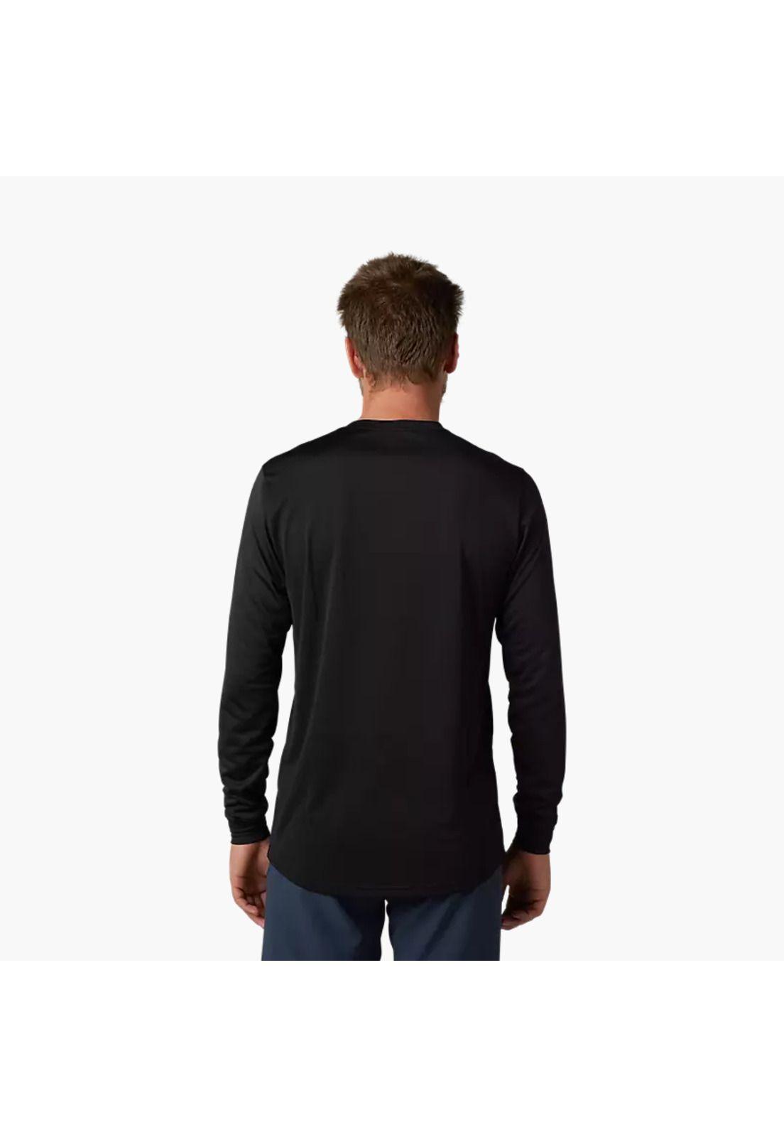 Polera Bicicleta Ranger Trudi™ Manga Larga Negro Fox-2