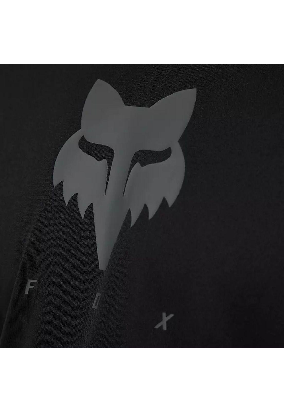 Polera Bicicleta Ranger Trudi™ Manga Larga Negro Fox-3