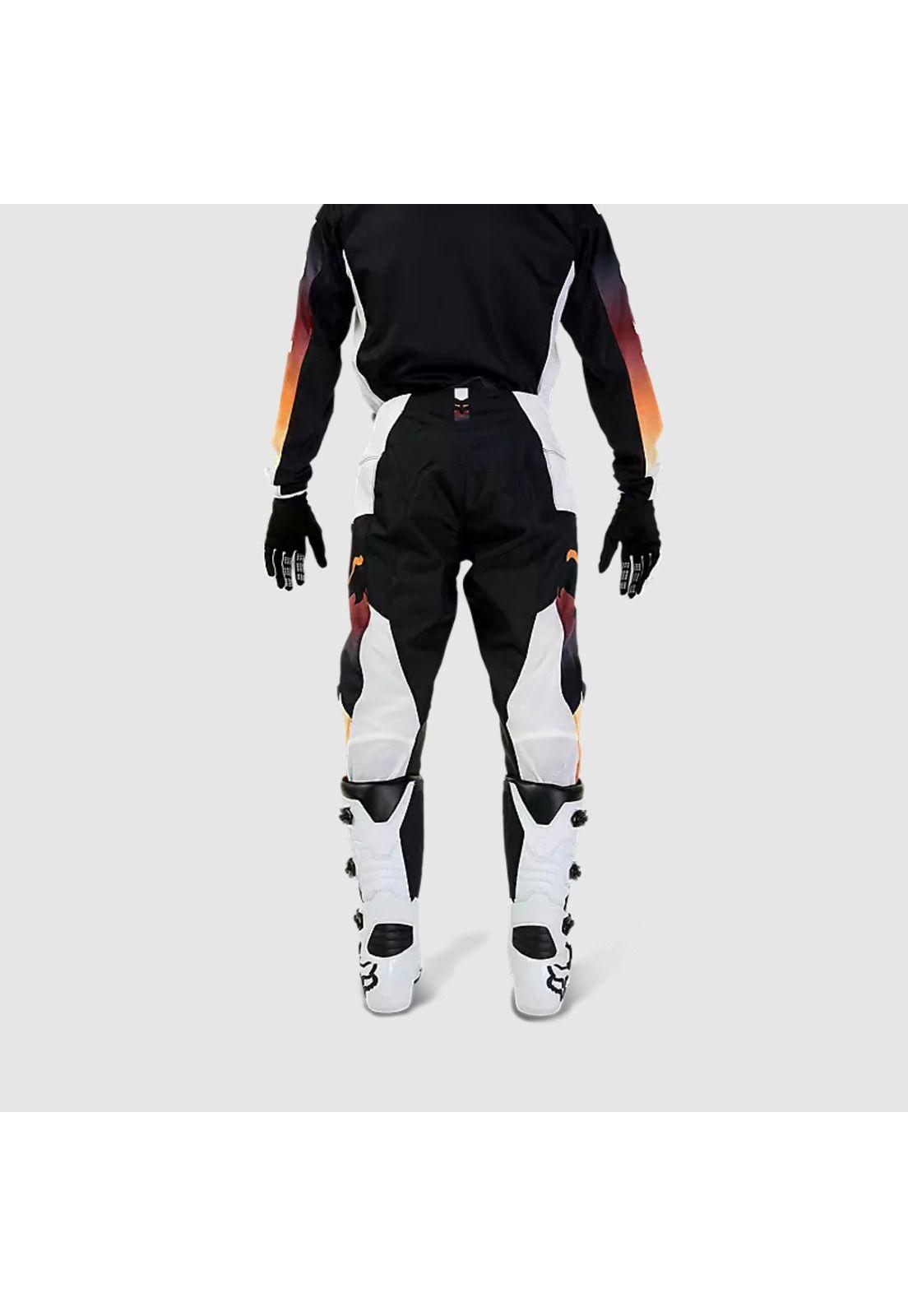 Pantalon Moto 180 Flora Negro Fox-3