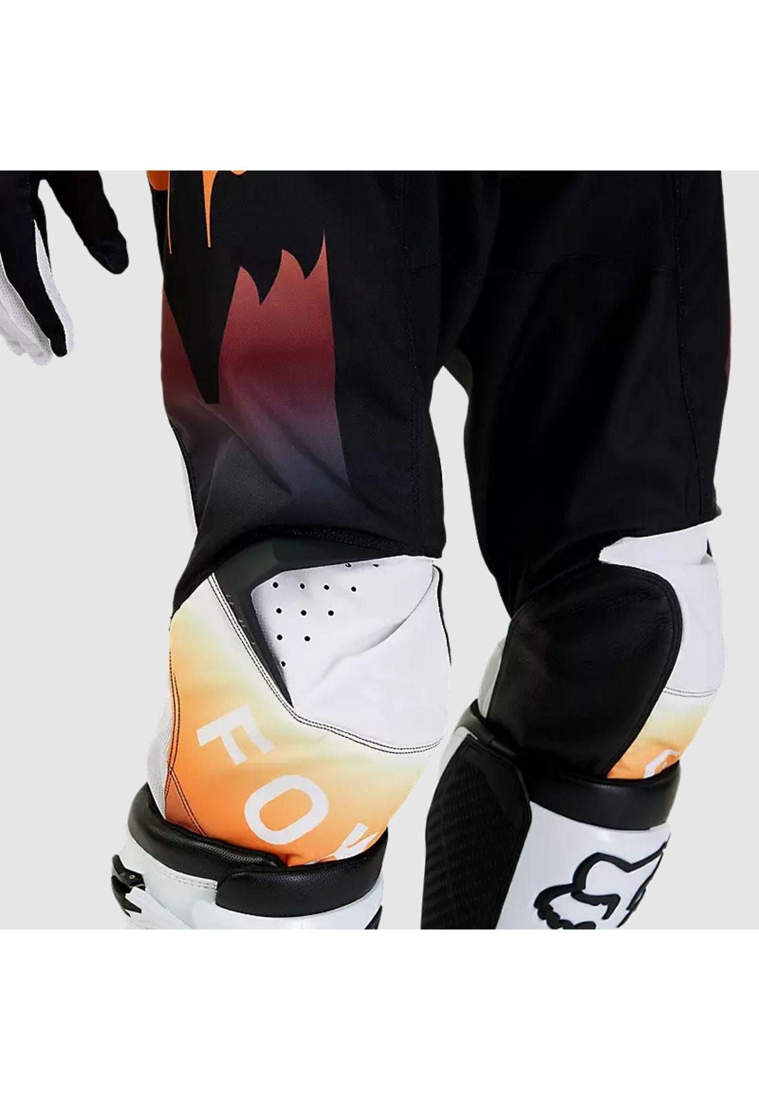 Pantalon Moto 180 Flora Negro Fox-4