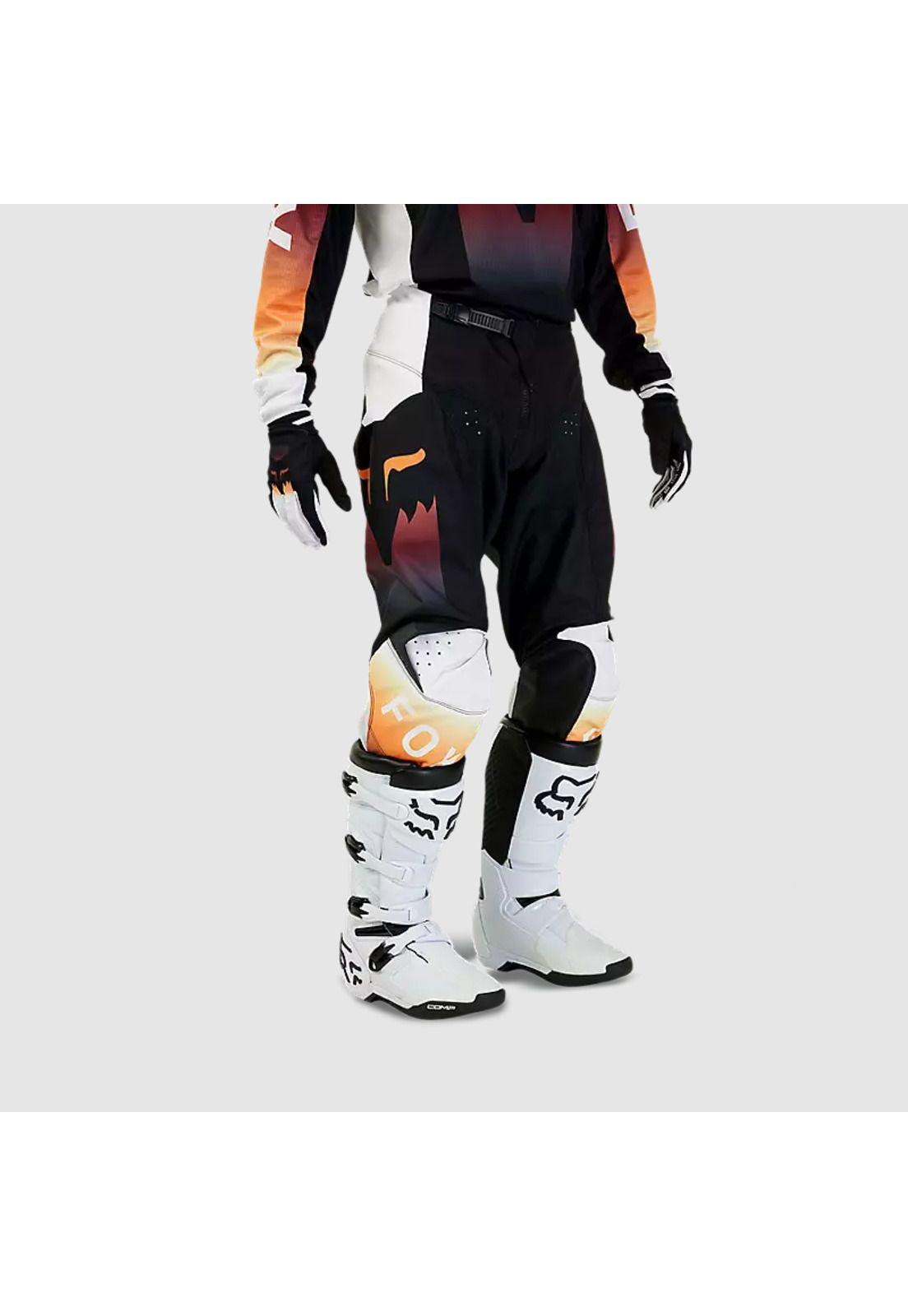 Pantalon Moto 180 Flora Negro Fox-5