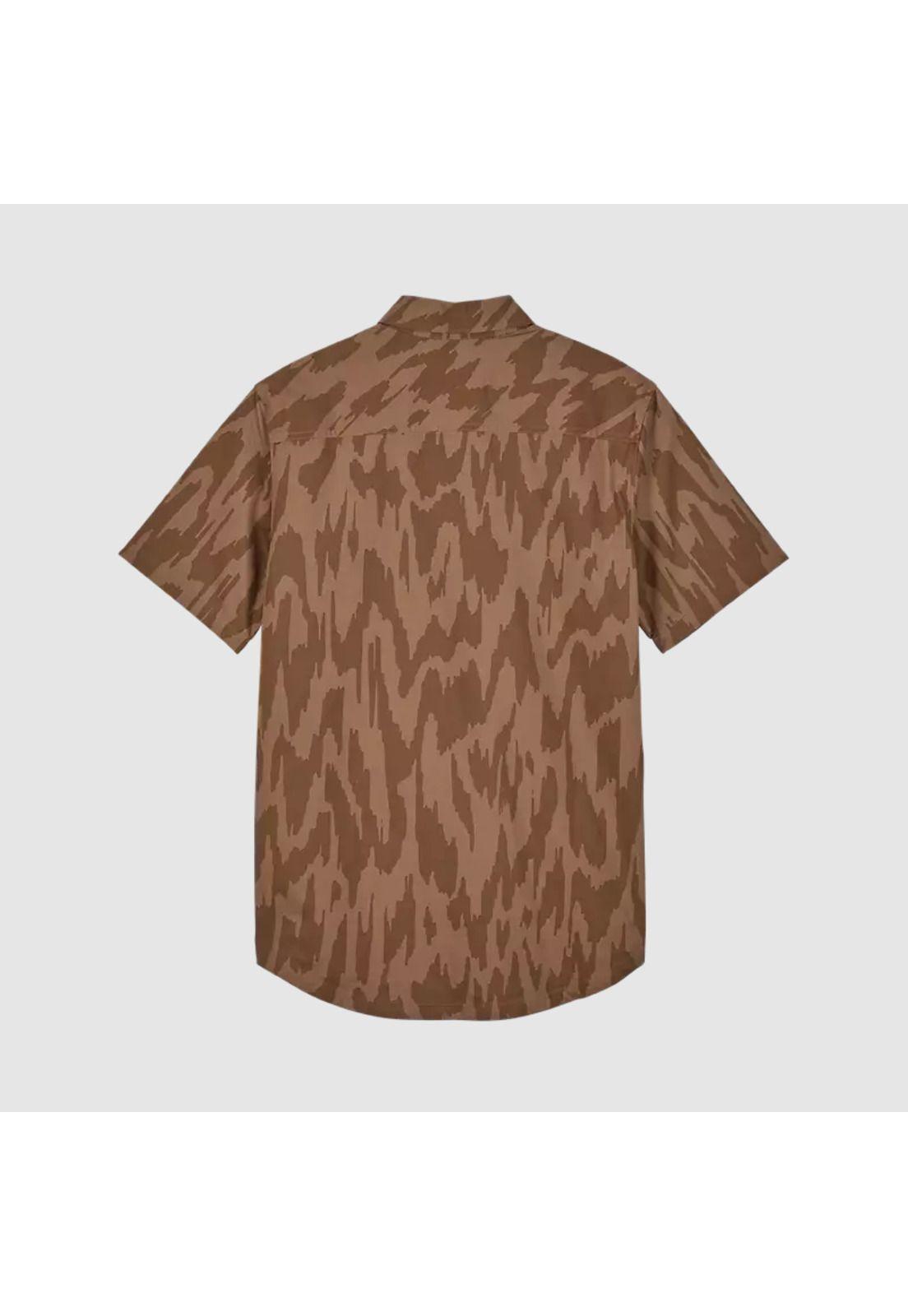 Camisa Lifestyle Swarmer Woven Cafe Fox-1