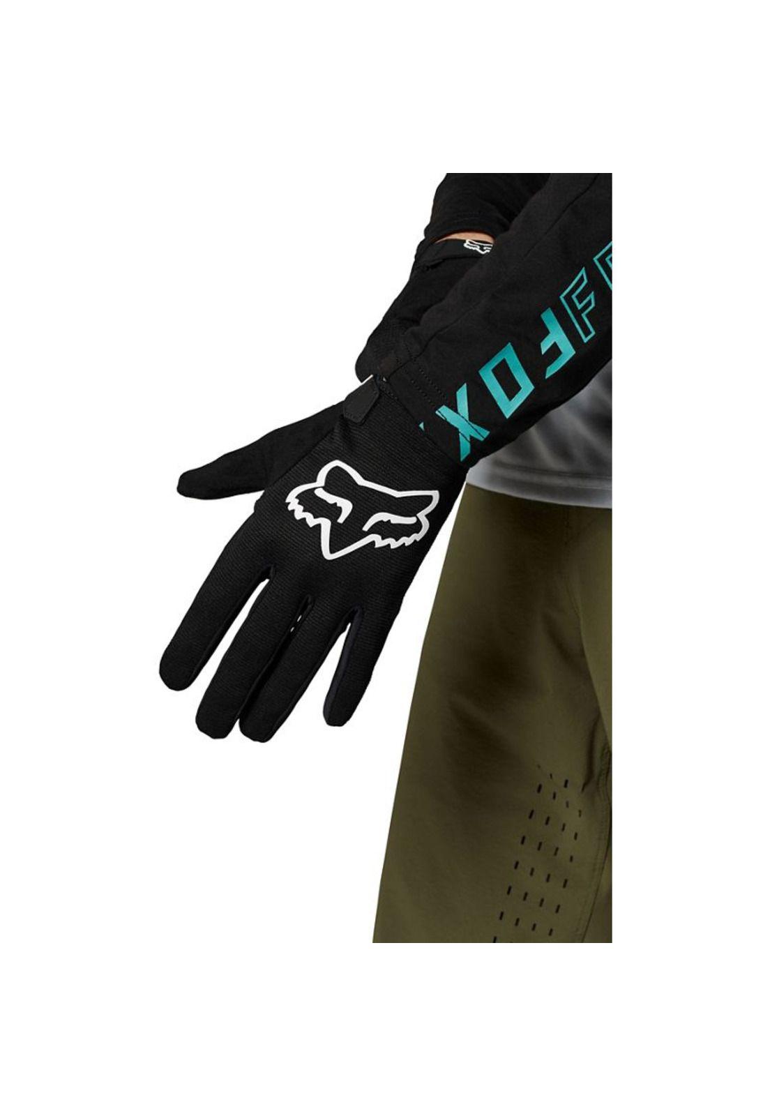 Guantes Bicicleta Niño Ranger Negro Fox-0