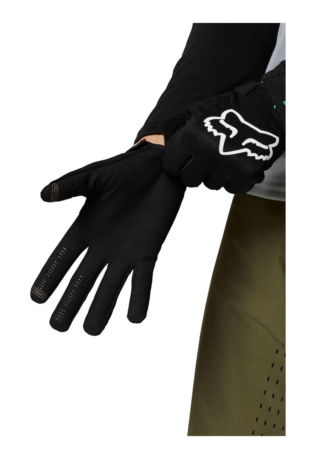 Guantes Bicicleta Niño Ranger Negro Fox-1