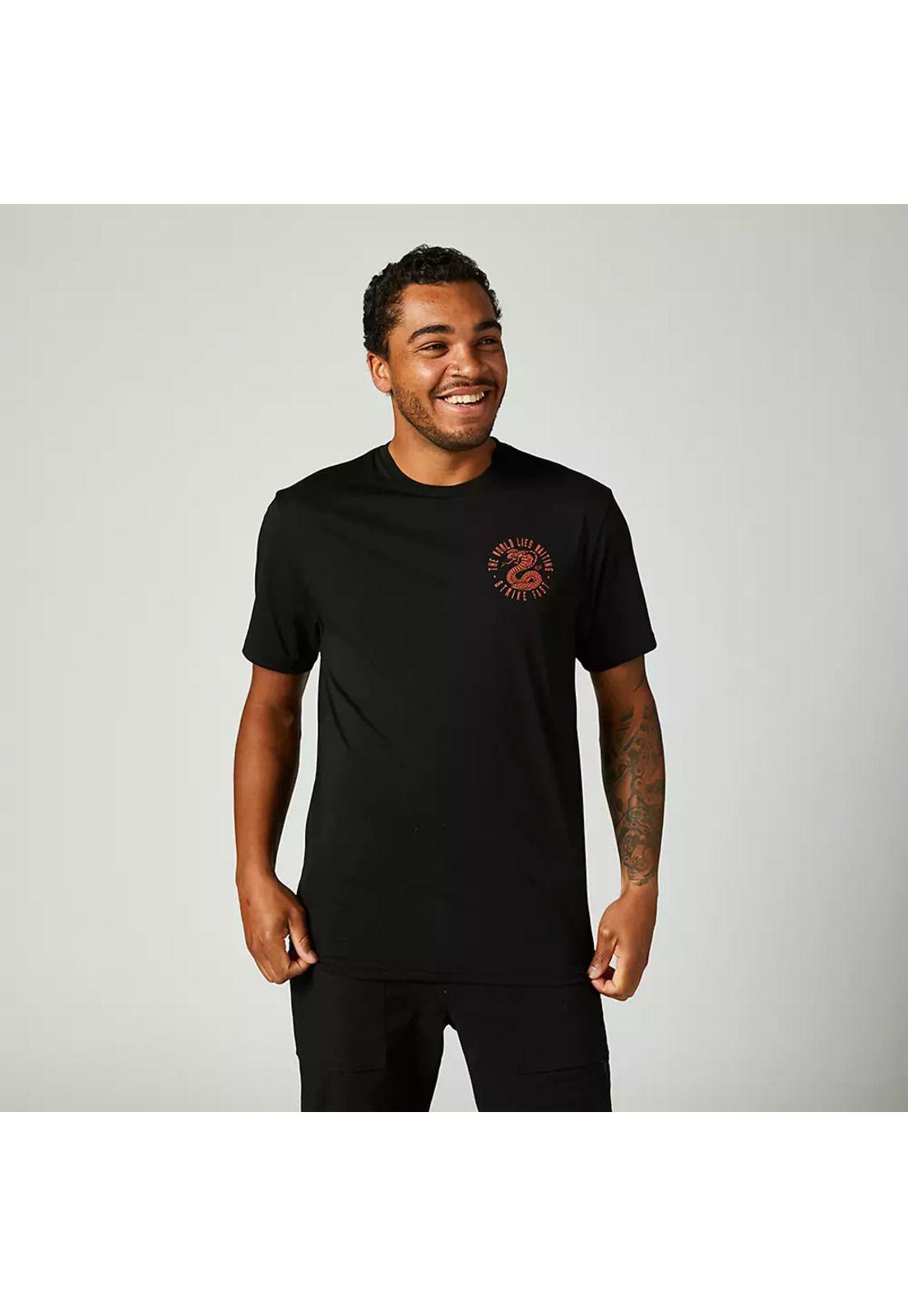 Polera Lifestyle Going Pro Negro Fox-1