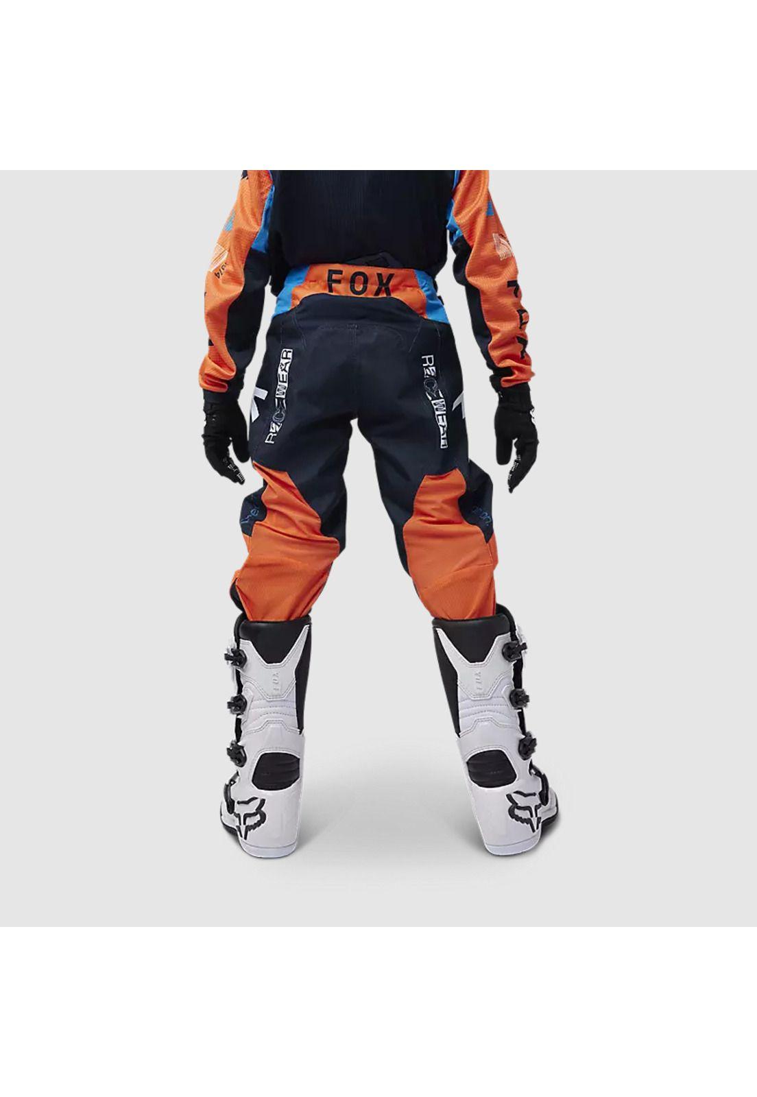 Pantalon Moto Niño 180 Race Spec Azul Fox-3