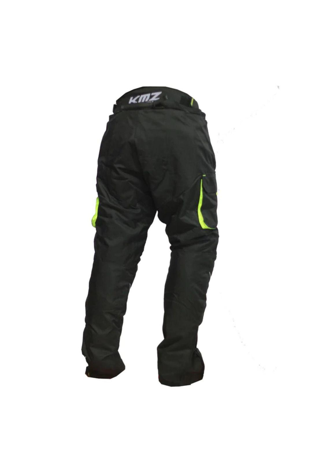 Pantalon Moto Calle Aventura Negro/Neon KMZ-1