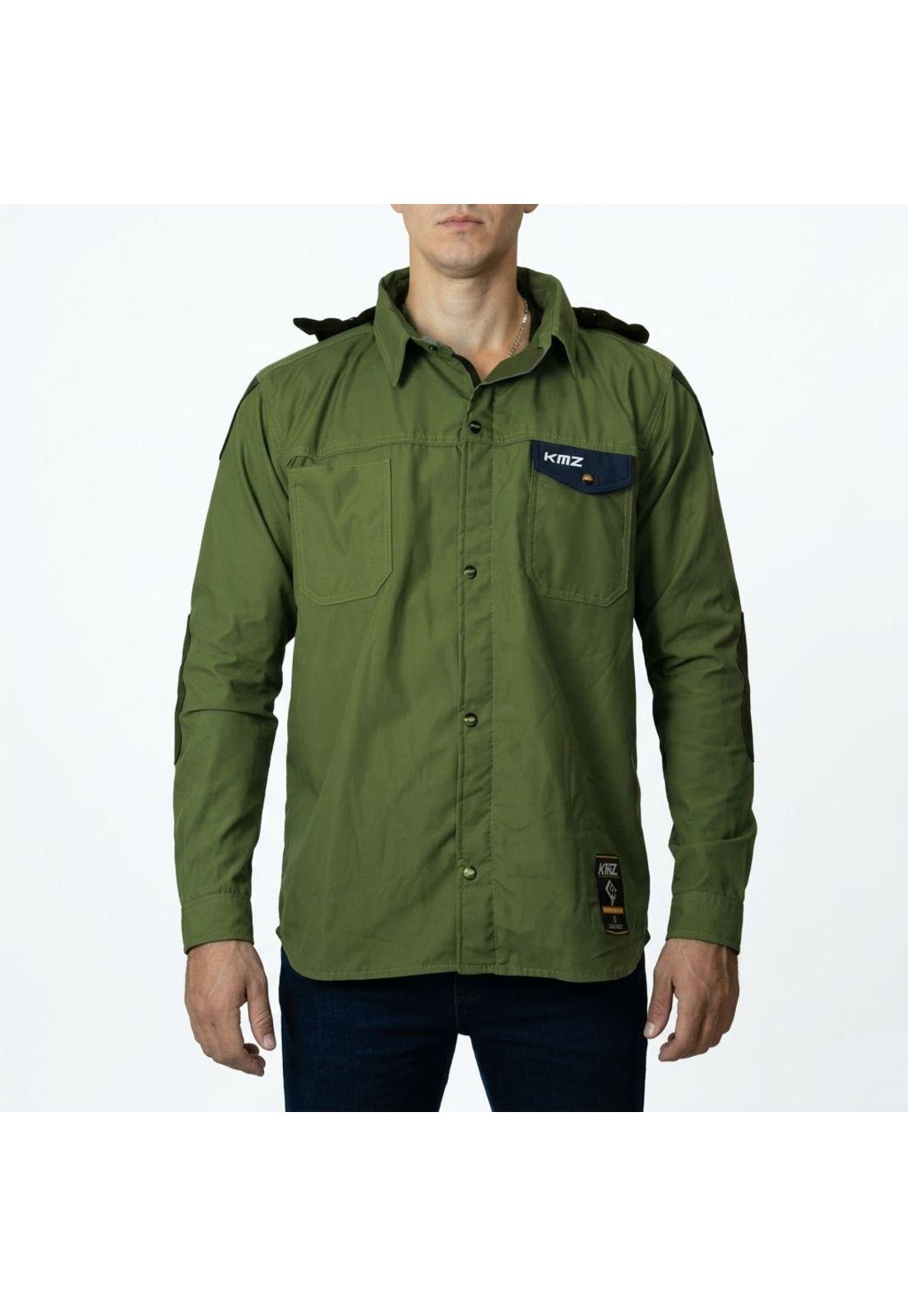 Chaqueta Moto Calle Streetflow Horizon Verde Kmz-0