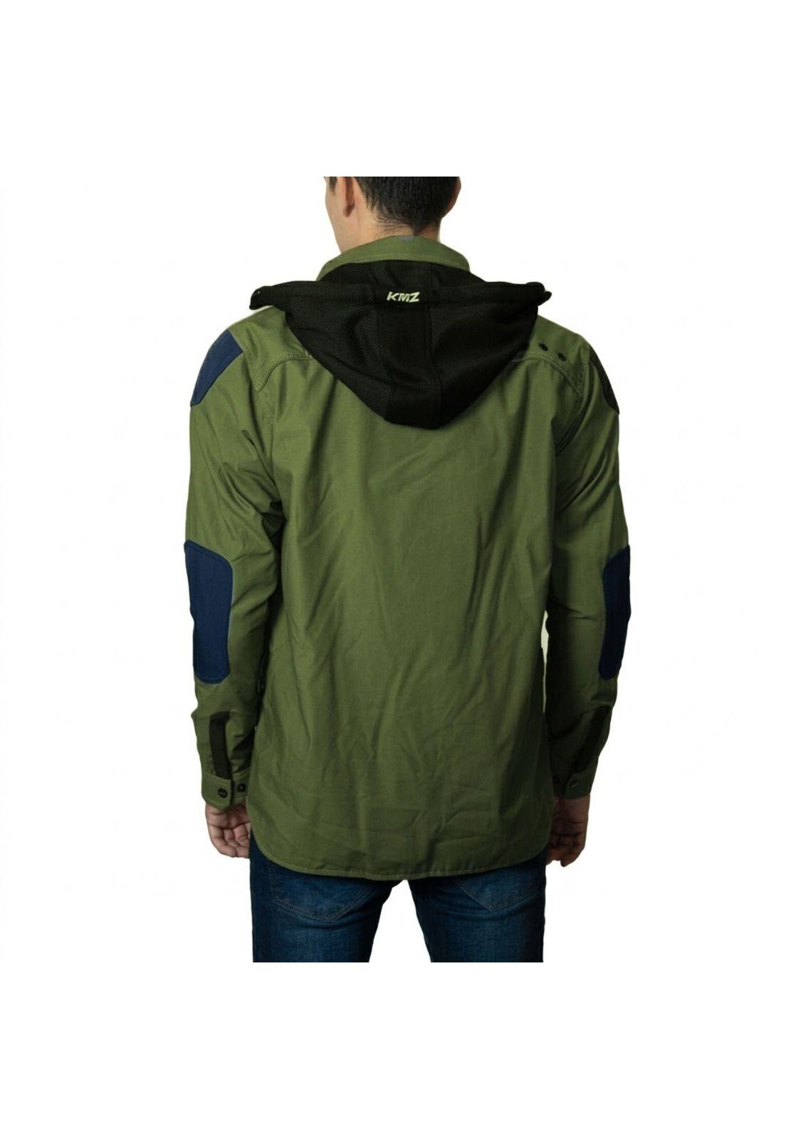 Chaqueta Moto Calle Streetflow Horizon Verde Kmz-1