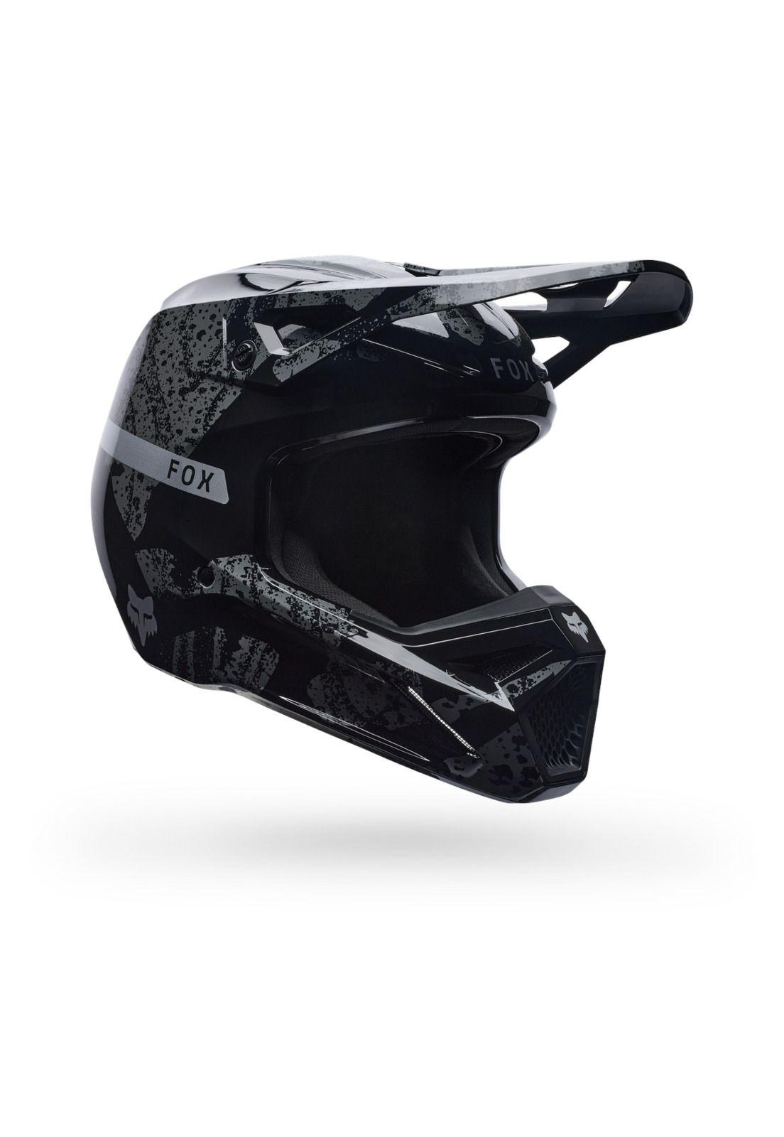 Casco Moto V1 BMKR Negro Fox-1