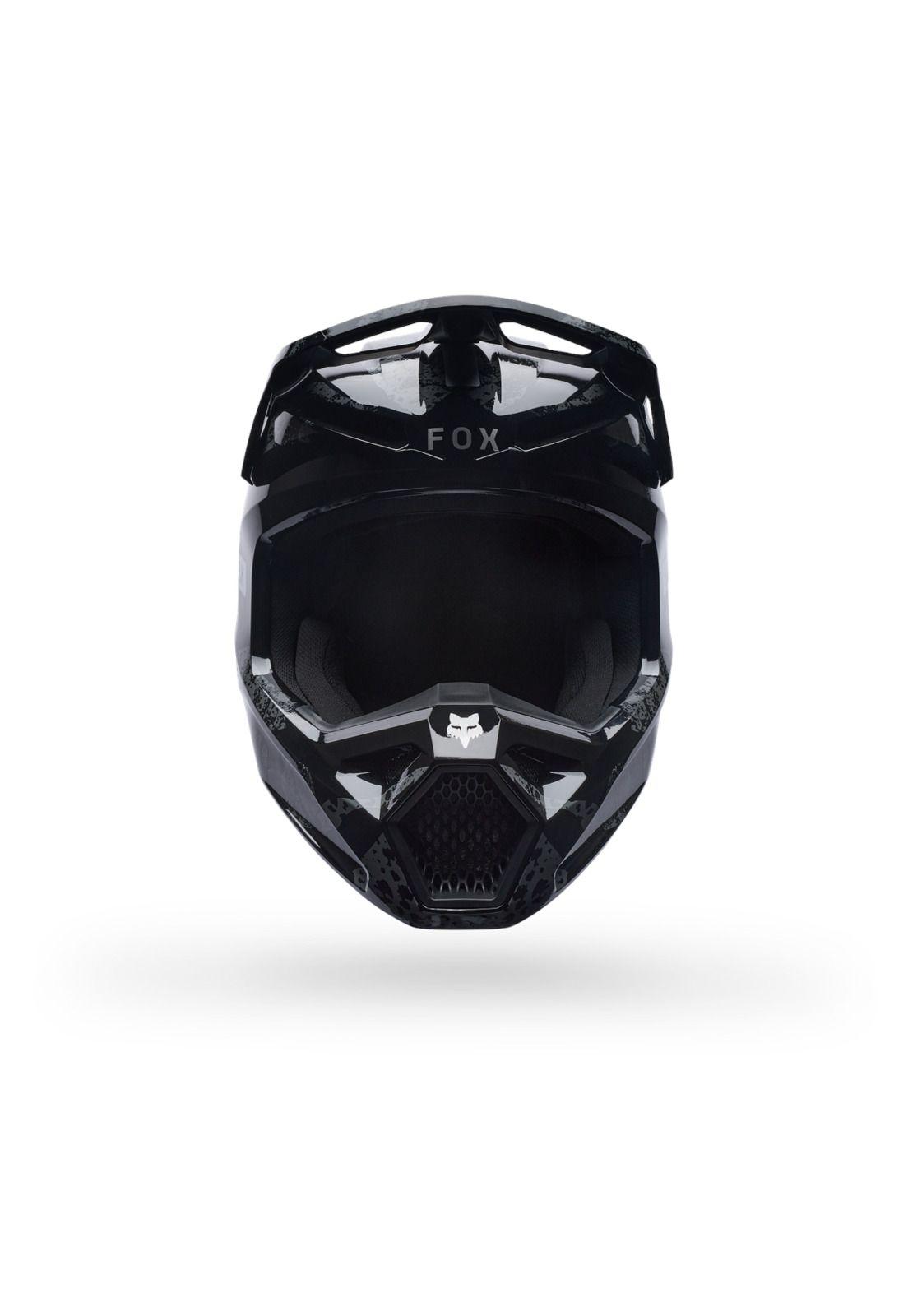 Casco Moto V1 BMKR Negro Fox-2