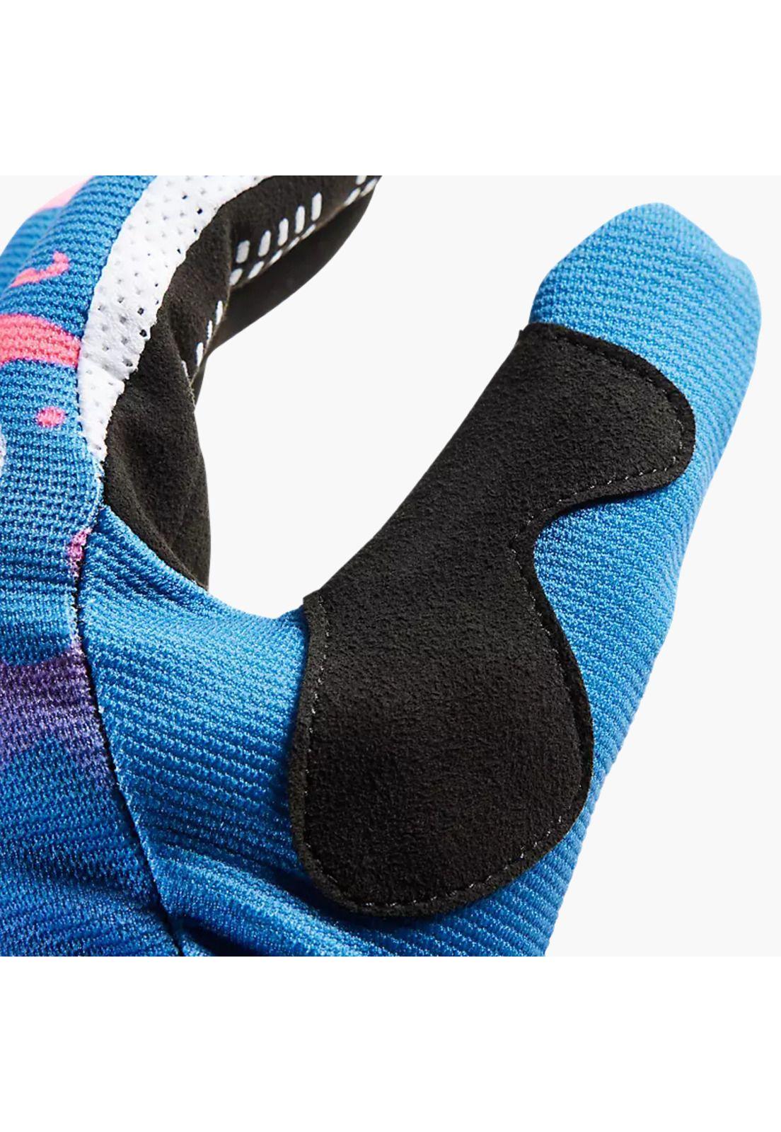 Guantes Moto 180 Morphic Azul/Rosado Fox-3