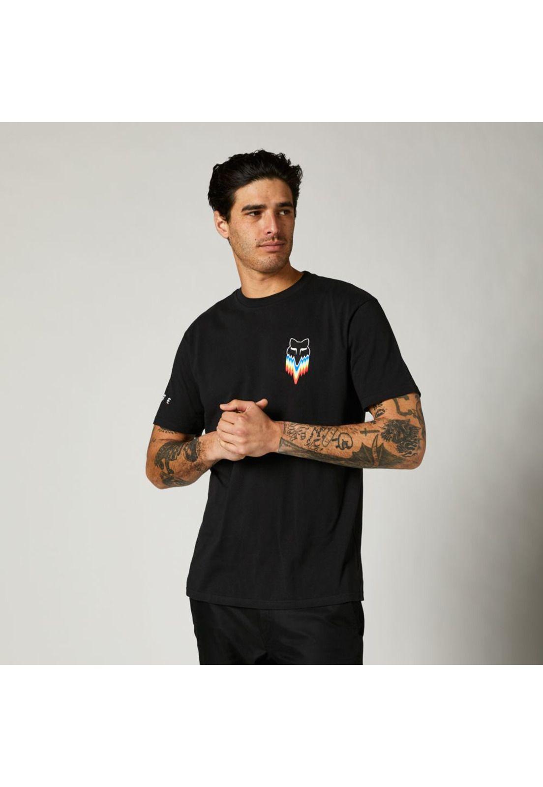 Polera Lifestyle Premium Relm Negro Fox-2