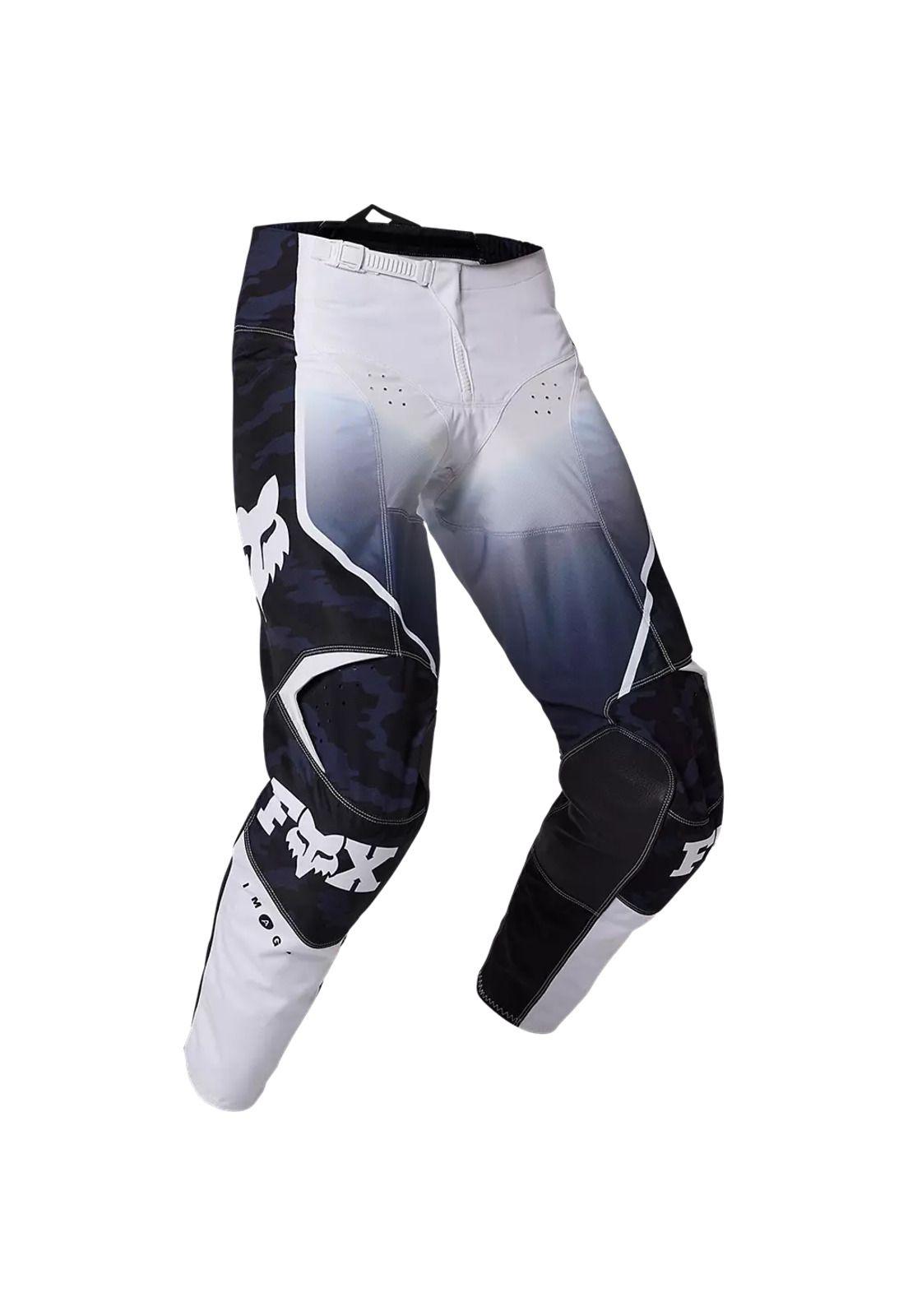 Pantalon Moto 180 Nuklr Azul/Blanco Fox-0