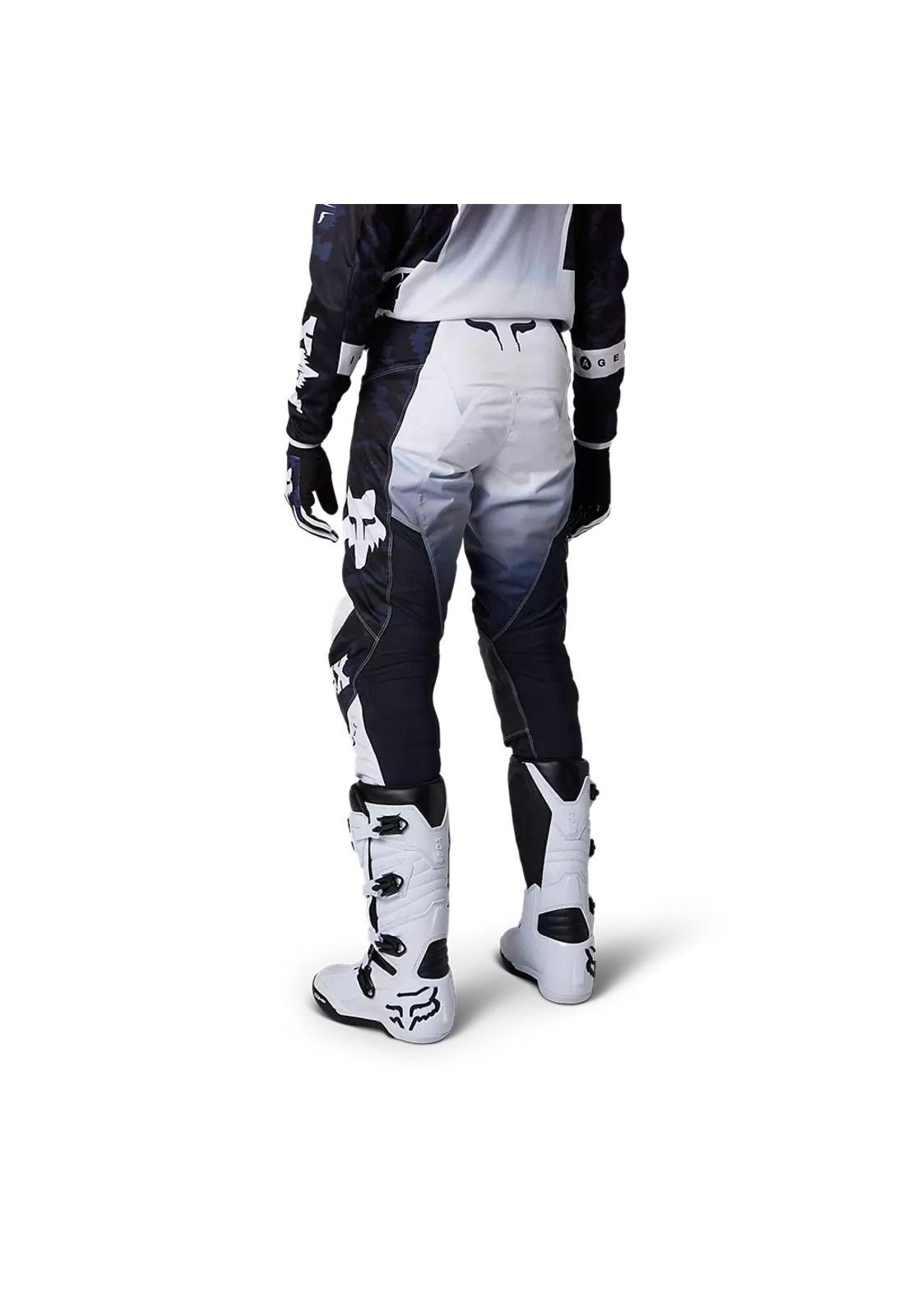 Pantalon Moto 180 Nuklr Azul/Blanco Fox-2