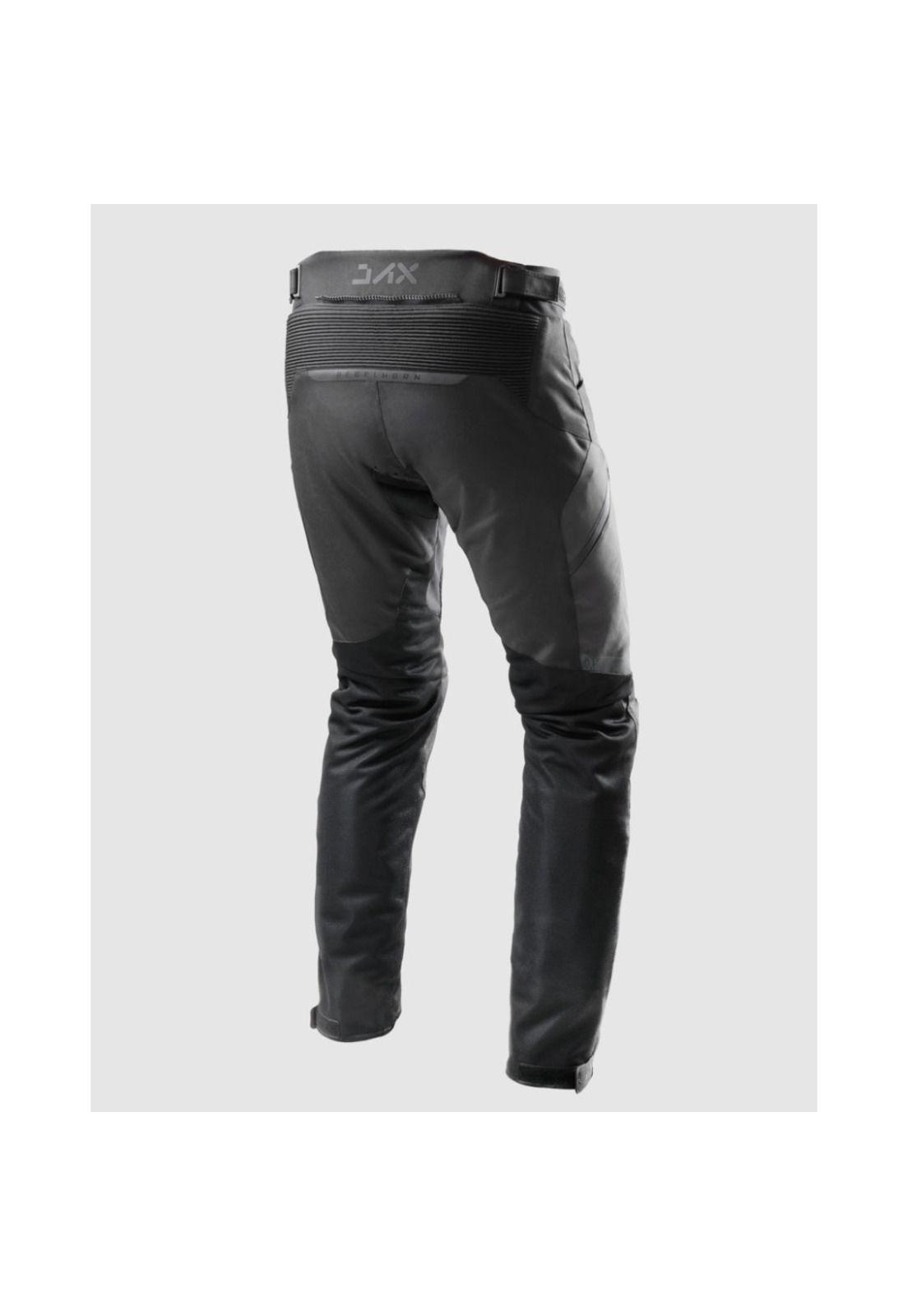 Pantalon Moto Calle Jax Gris RebelHorn-1