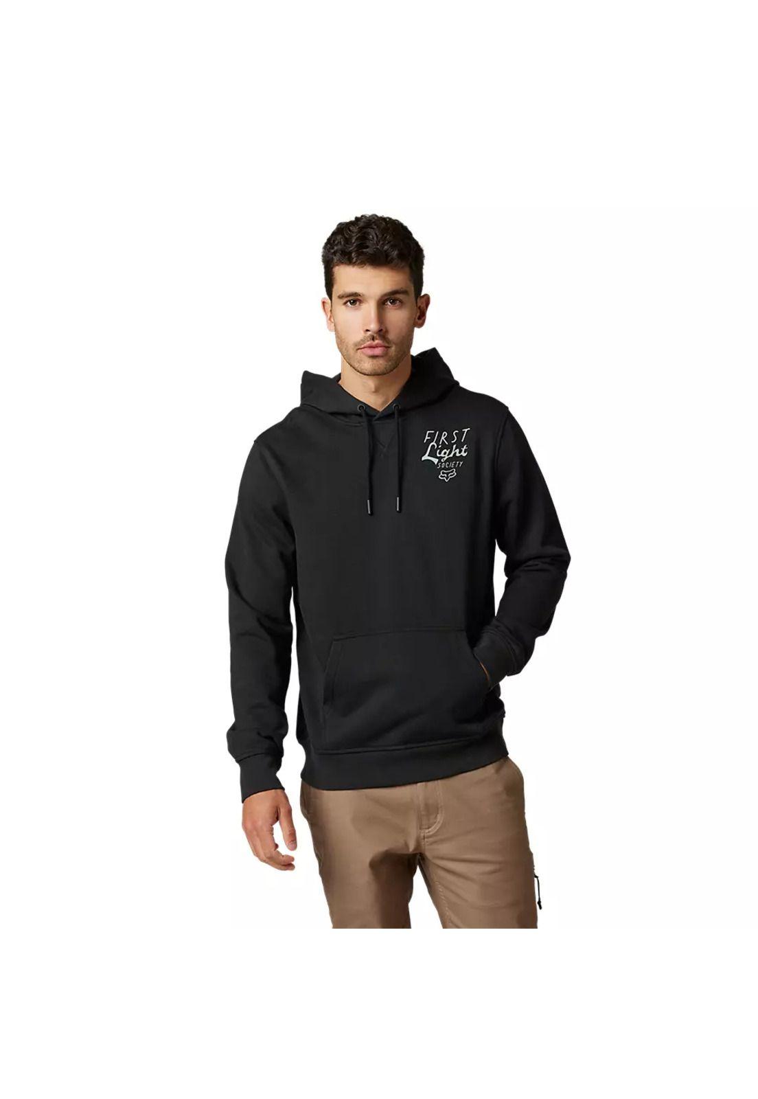 Poleron Lifestyle Parkerboss Pullover Negro Fox-0