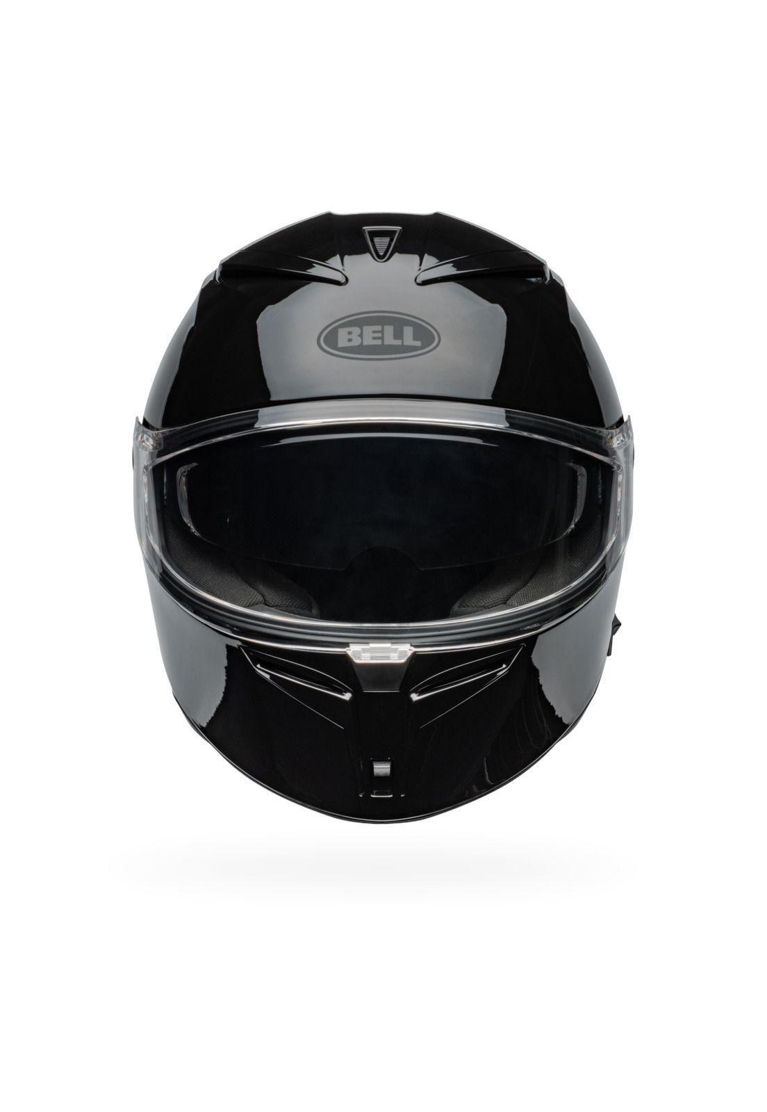 Casco Moto Calle Lithium Solid Negro Bell-1