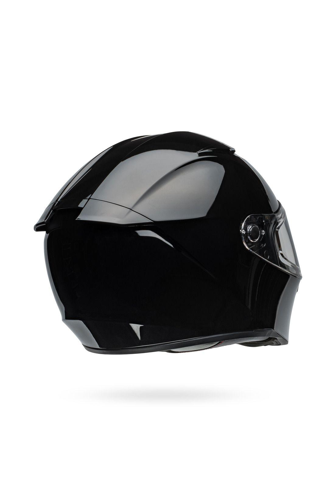Casco Moto Calle Lithium Solid Negro Bell-2