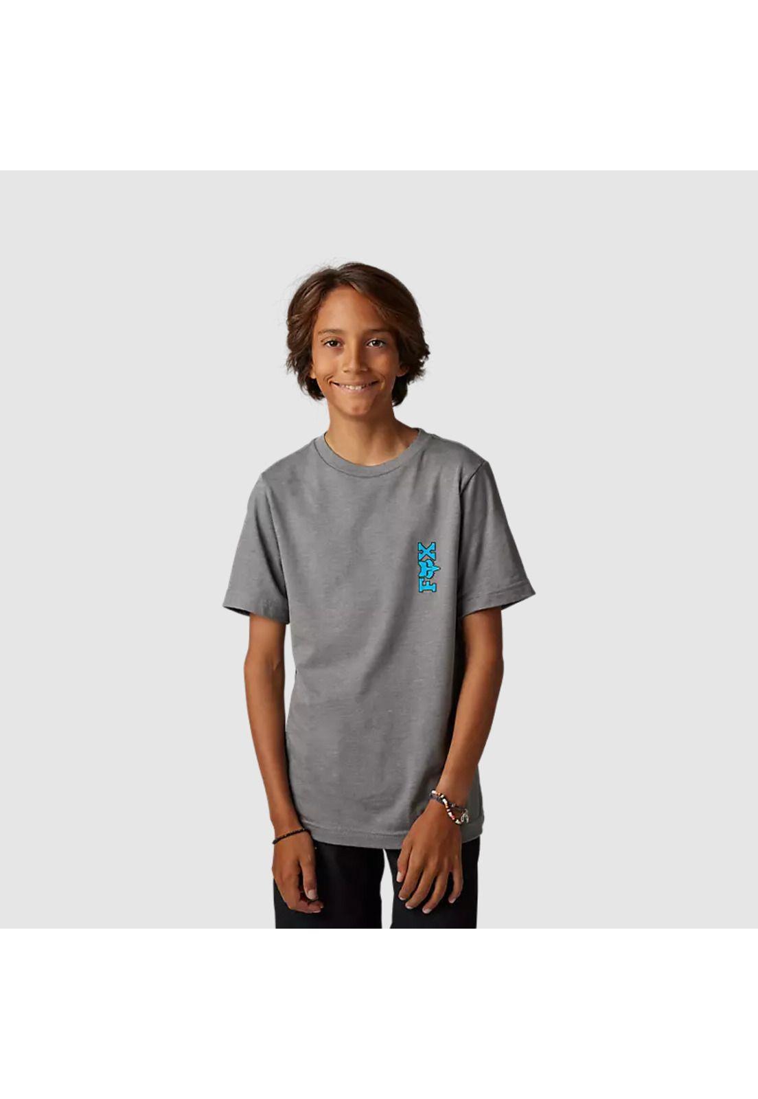 Polera Lifestyle Niño Barb Wire Gris Fox-0